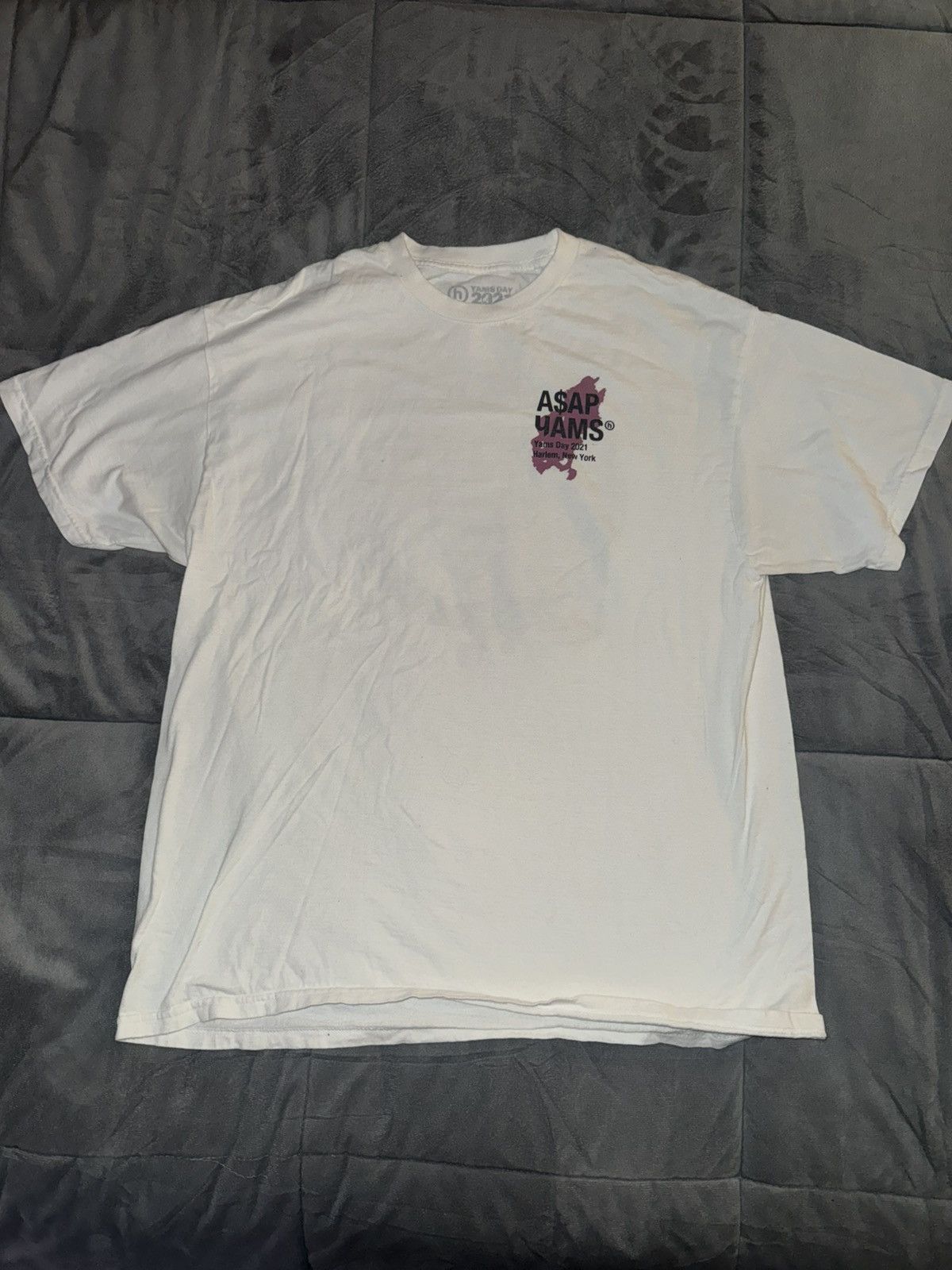 HIDDEN HIDDEN NY x ASAP yams day 2021 tee Size US XL / EU 56 / 4 - 1 Thumbnail