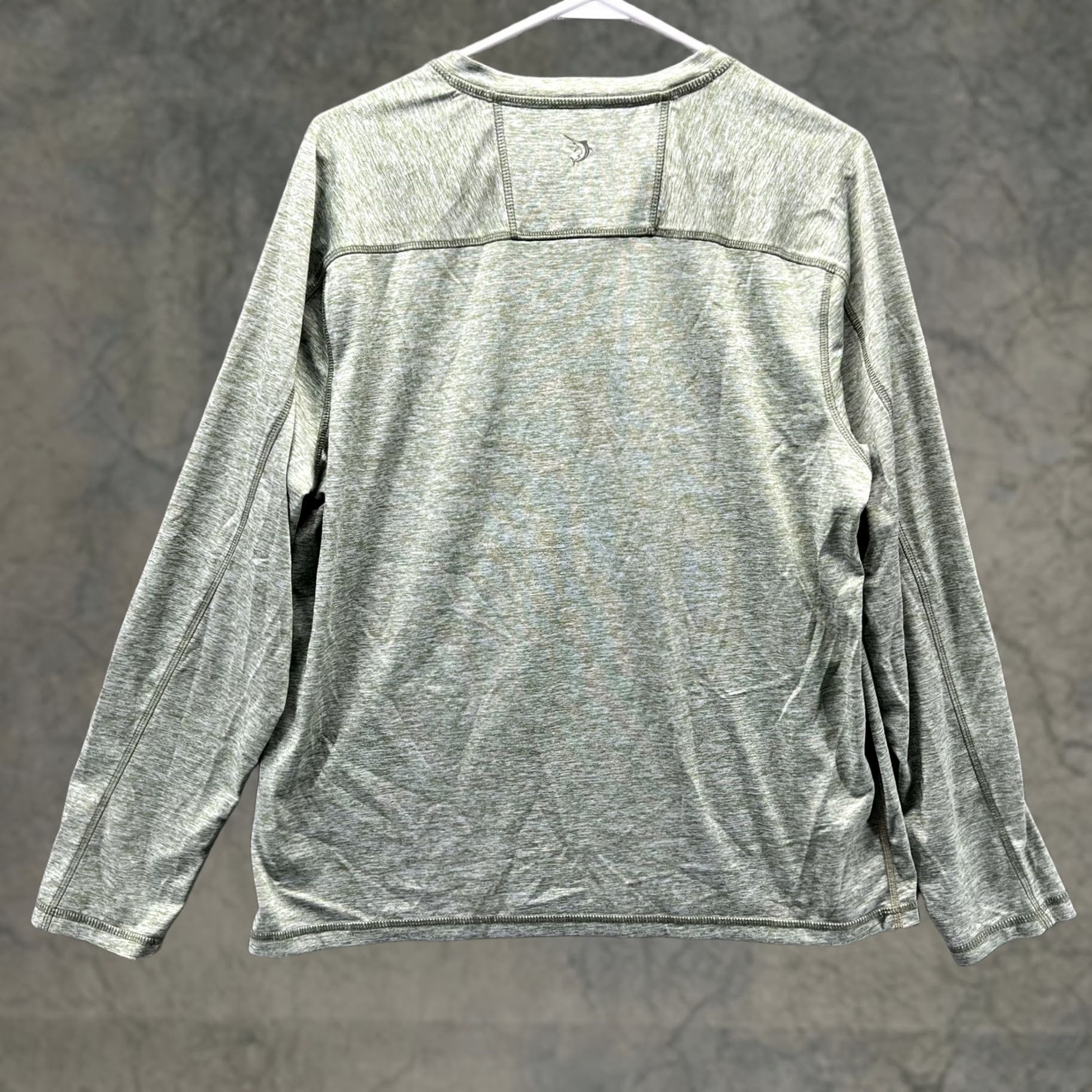 Vintage VINTAGE: No Reel Legends Shirt Mens Small Green Freeline Henley Long Sleeve Performance Shirt Size US S / EU 44-46 / 1 - 1 Thumbnail