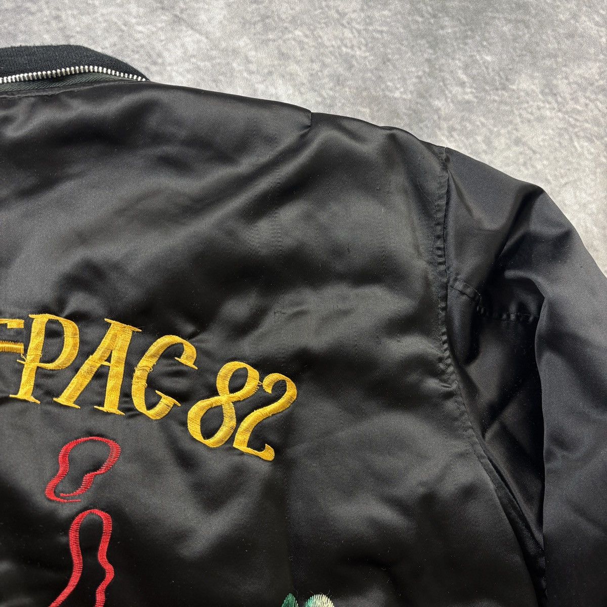 Vintage 1980s Vintage Souvenir Jacket Vietnam Tour Embroidered Coat Size US M / EU 48-50 / 2 - 5 Thumbnail