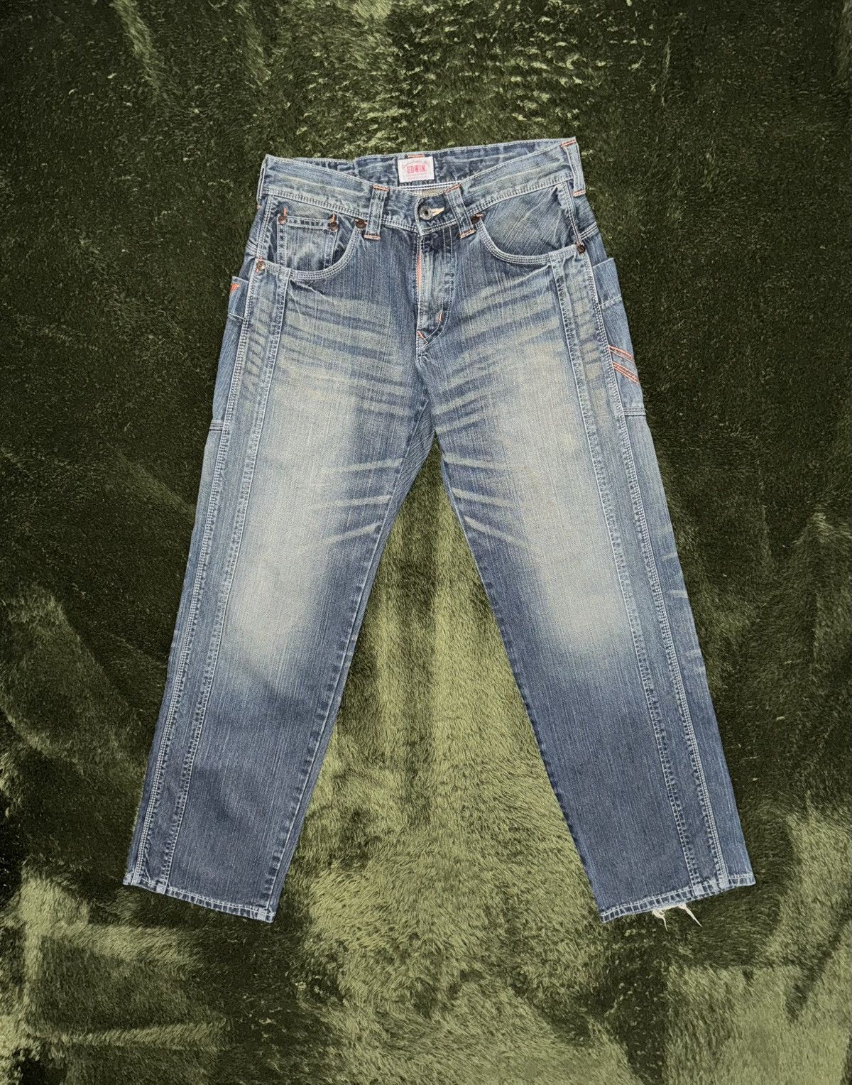 Edwin [32] EDWIN Japan Panel Detail Triple-Stitch Denim Pants Size US 32 / EU 48 - 1 Thumbnail