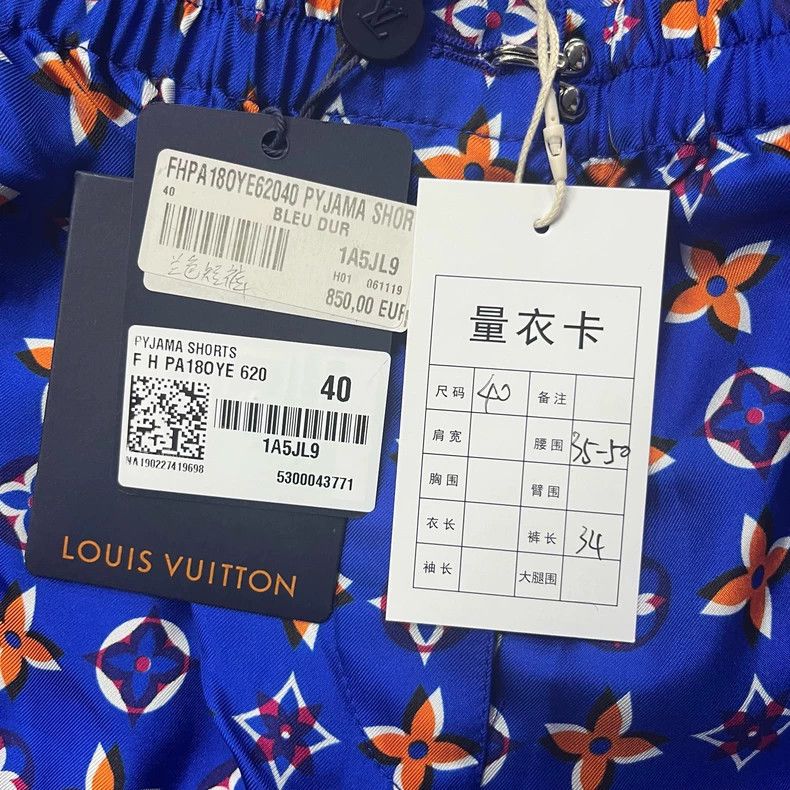 Louis Vuitton Louis Vuitton Blue Solid Print Shorts Size US 40 / EU 56 - 2 Thumbnail