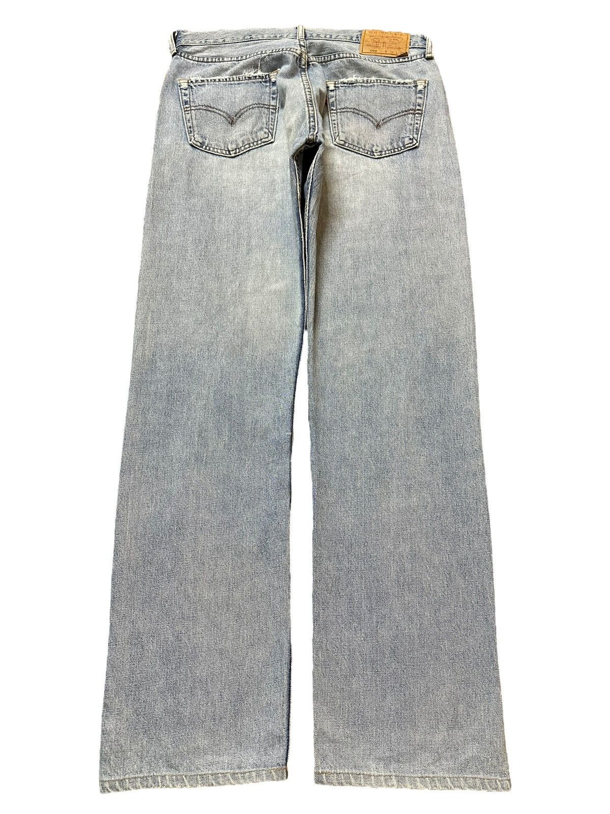 Levi's Vintage Japan 80s Levis 509 Blue Faded Wash Distressed Jeans Size US 33 - 2 Thumbnail