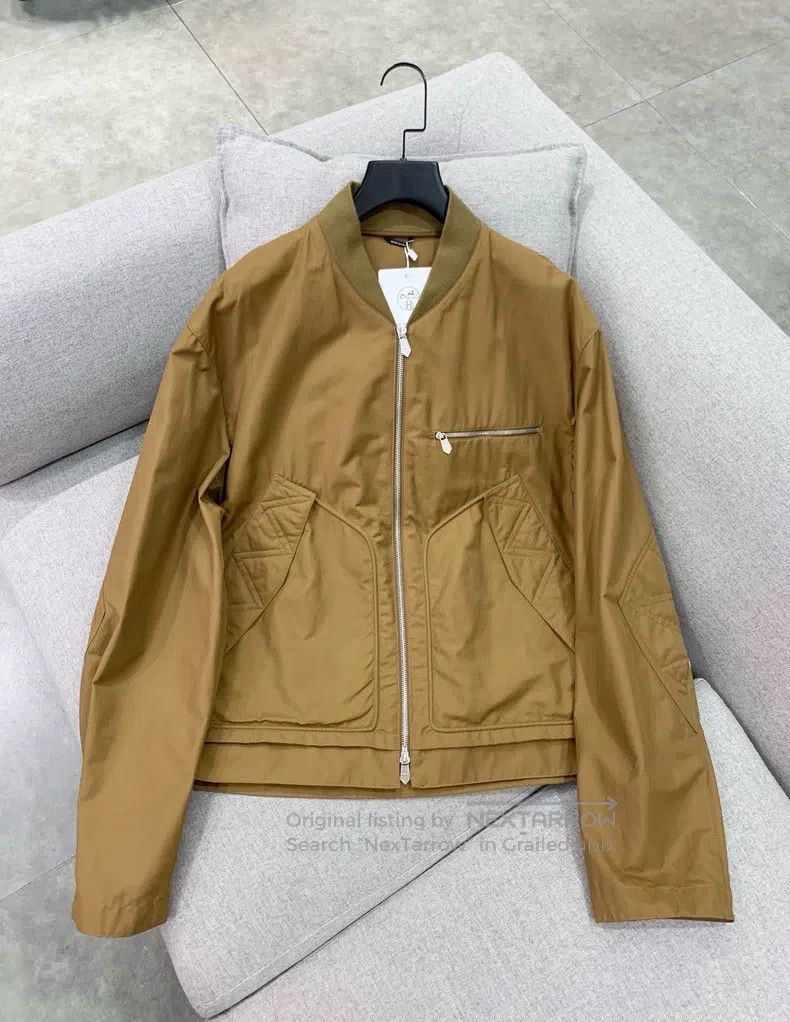 Hermes Hermes Brown zippered jacket Size US M / EU 48-50 / 2 - 1 Thumbnail