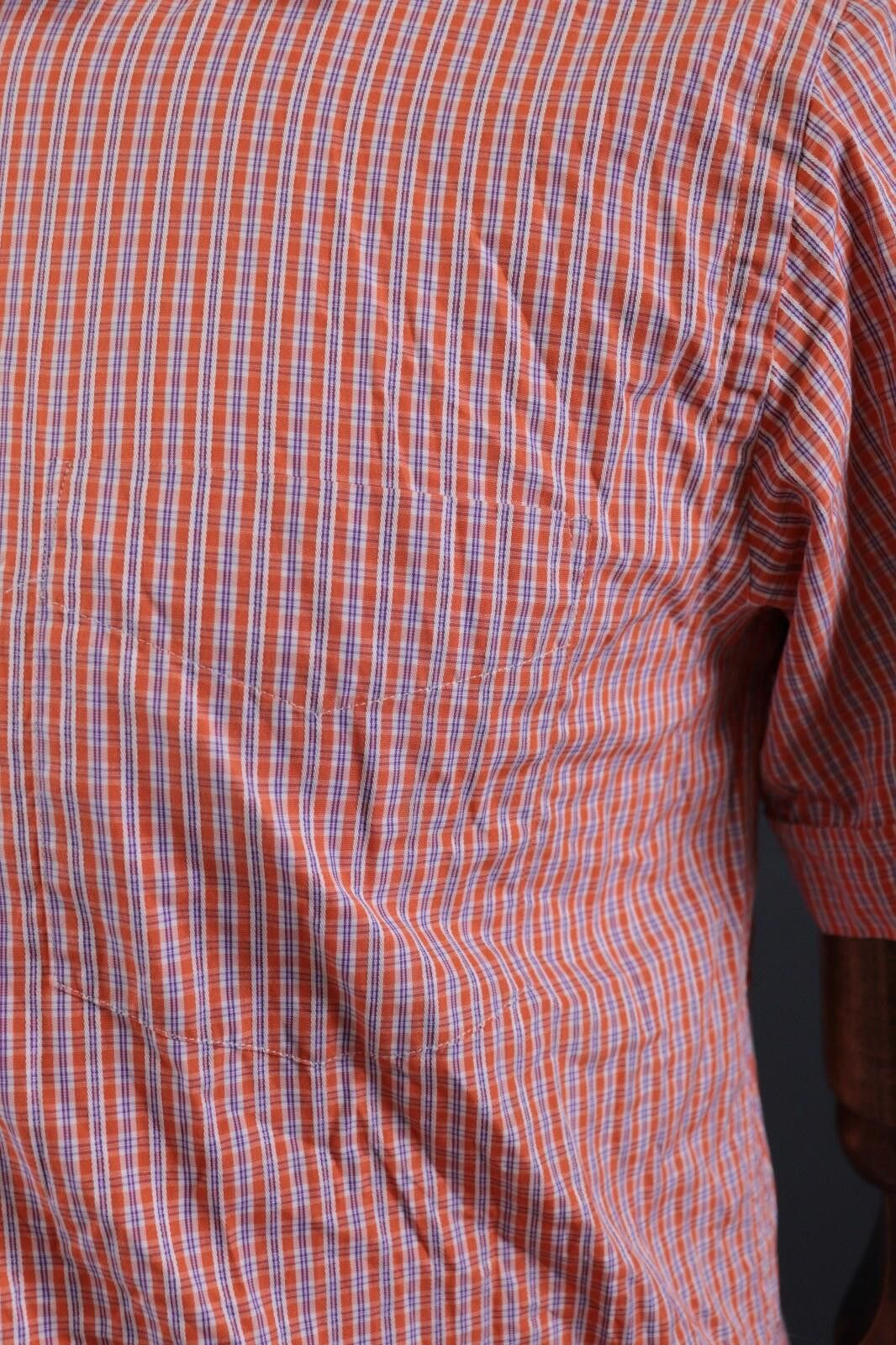 Designer Hackett London Red Oxford Classic Shirt Size M Size US M / EU 48-50 / 2 - 4 Thumbnail