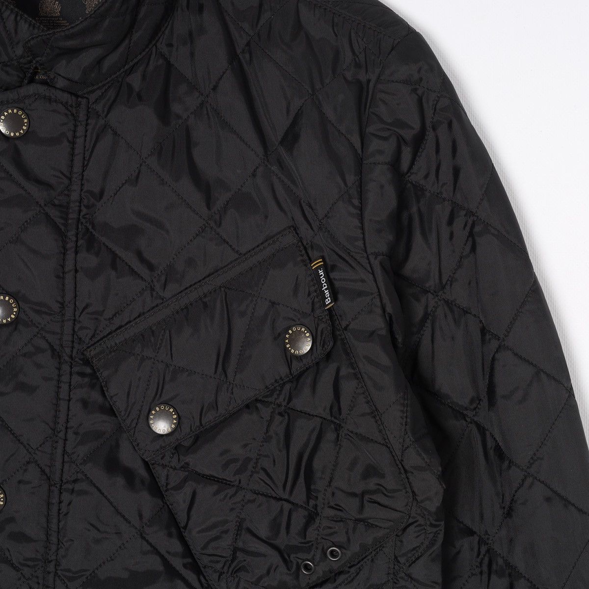 Barbour Barbour International Quilted Black Nylon Jacket Multipocket Size US S / EU 44-46 / 1 - 7 Thumbnail