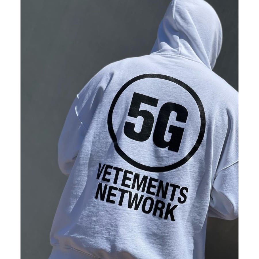 Vetements Vetements 5G Network Oversize Hoodie - Very Rare Item ! Size US S / EU 44-46 / 1 - 1 Thumbnail