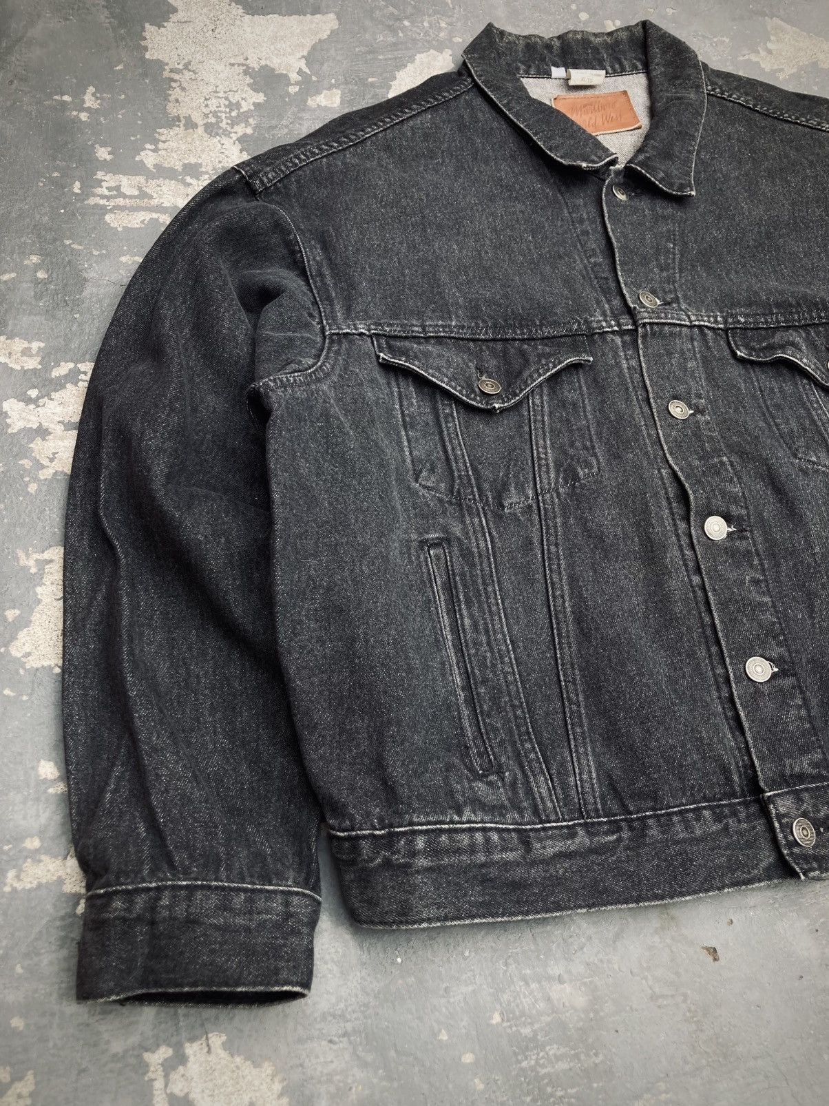 Marlboro Vintage Marlboro Man Denim Trucker Jacket Size US XL / EU 56 / 4 - 3 Thumbnail