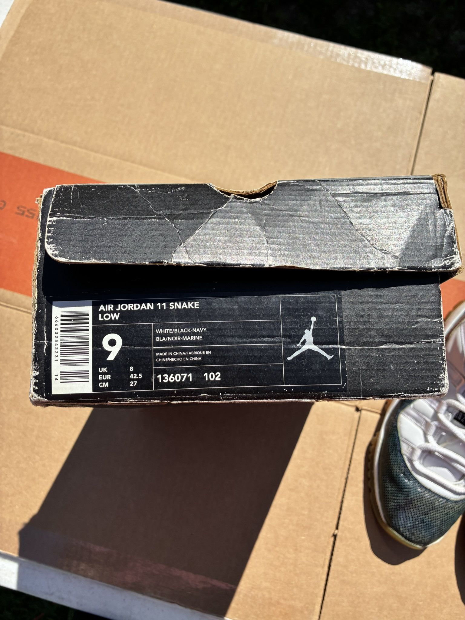 Jordan Brand Air Jordan 11 Retro Low Snakeskin 2001 Blue - Size 9 Men Size US 9 / EU 42 - 7 Thumbnail