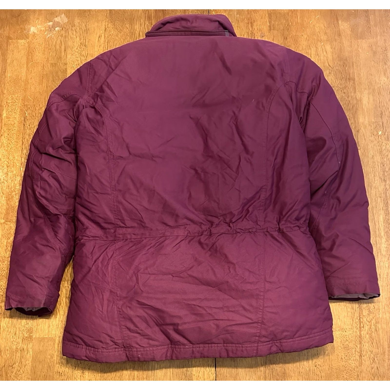 Vintage VINTAGE LL Bean Women’s Coat Parka Long Hooded Down Gore Tex Pink Medium 0BCS2 90s Womens Size M / US 6-8 / IT 42-44 - 2 Thumbnail