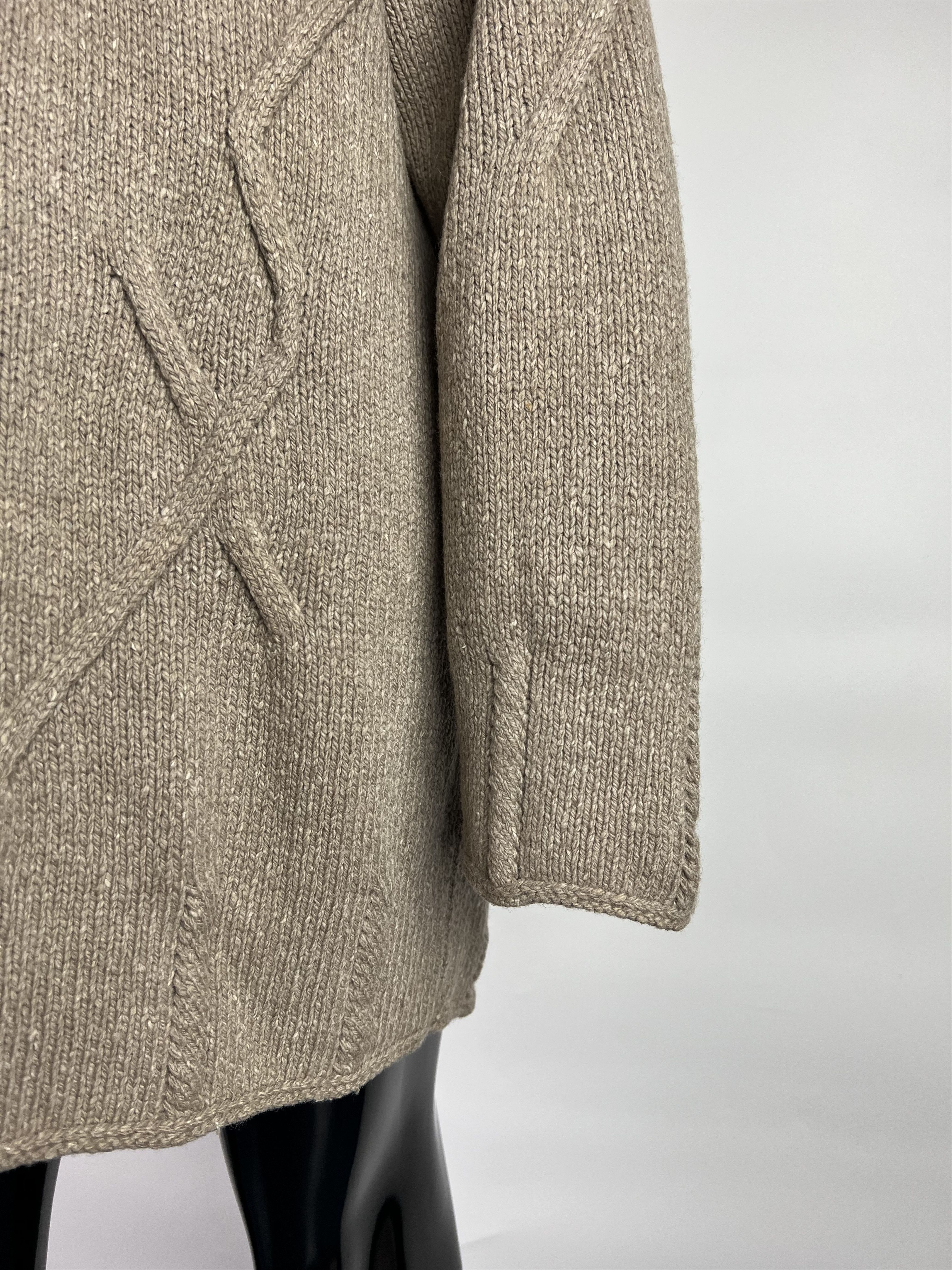 Brunello Cucinelli Brunello Cucinelli Rare VTG Wool Cashmere Silk Knit Sweater Size XL / US 12-14 / IT 48-50 - 6 Thumbnail