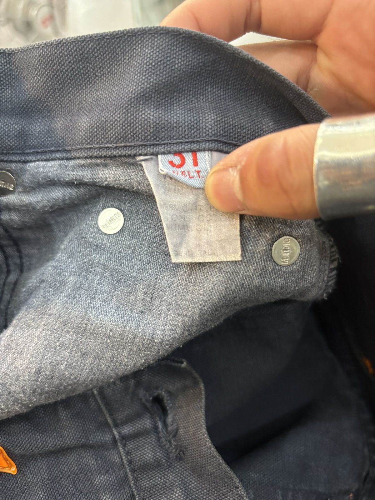 W&LT W&LT F/W1998 - 1999 “believe” runway flared denim Size US 31 - 12 Thumbnail
