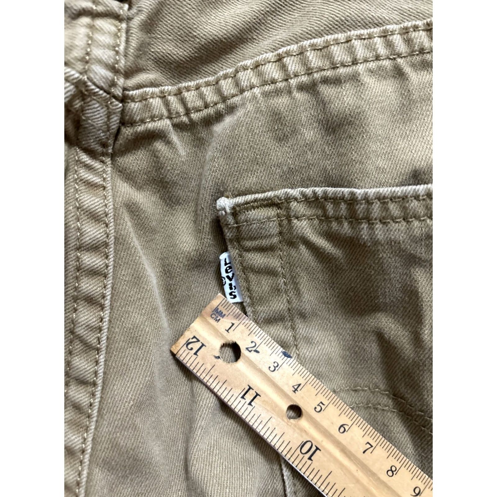 Levi's Levi's 505 Jeans Mens 32x32 Brown Regular Fit Denim White Tab Straight Leg 5-Pocket Capable Men Regular Size Type Jeans Mens Girls Boys Women Mens Size US 32 / EU 48 - 7 Thumbnail