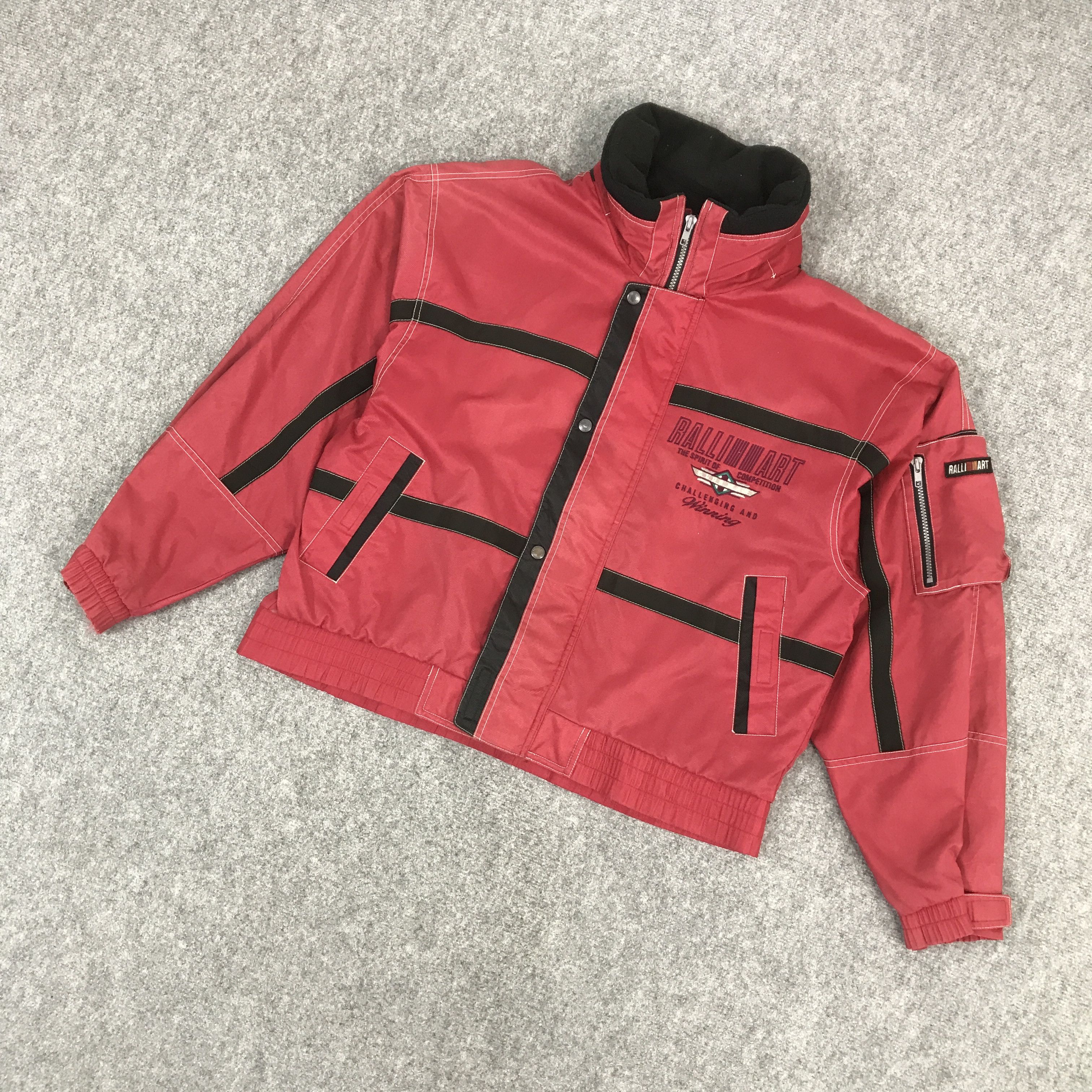 Japanese Brand RALLIART JAPAN DESIGN BOMBER SUN FADED JACKET Size US L / EU 52-54 / 3 - 5 Thumbnail