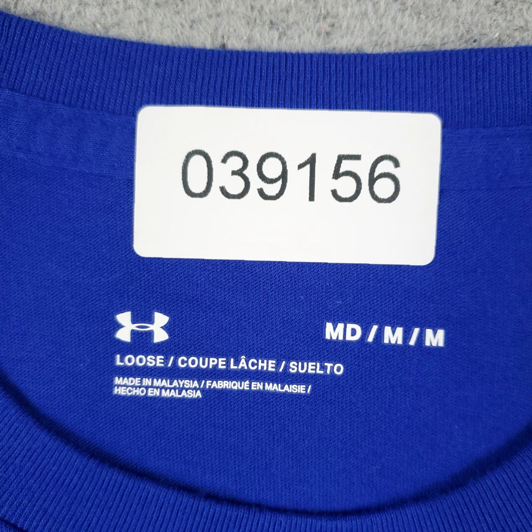 Under Armour Under Armour T-Shirt Mens Medium Blue Casual Short Sleeve Sports Regular Fit Size US M / EU 48-50 / 2 - 8 Thumbnail