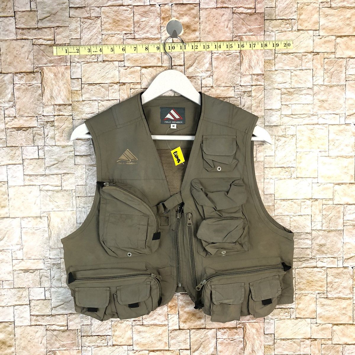 Japanese Brand Field Member fishing gear multipocket Green Vest #A1048 Size US M / EU 48-50 / 2 - 1 Thumbnail