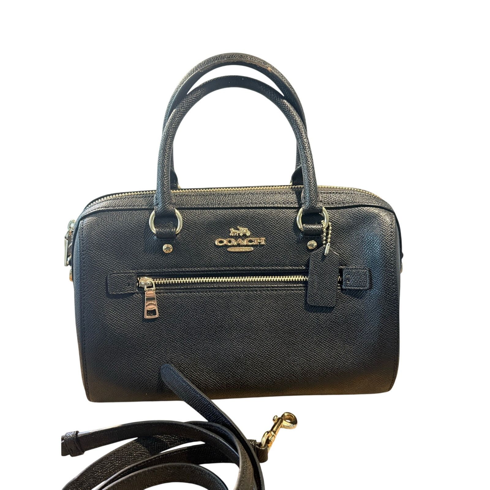 Coach Coach Rowan Satchell Crossgrain Leather Classic Top Handle Size ONE SIZE - 1 Thumbnail
