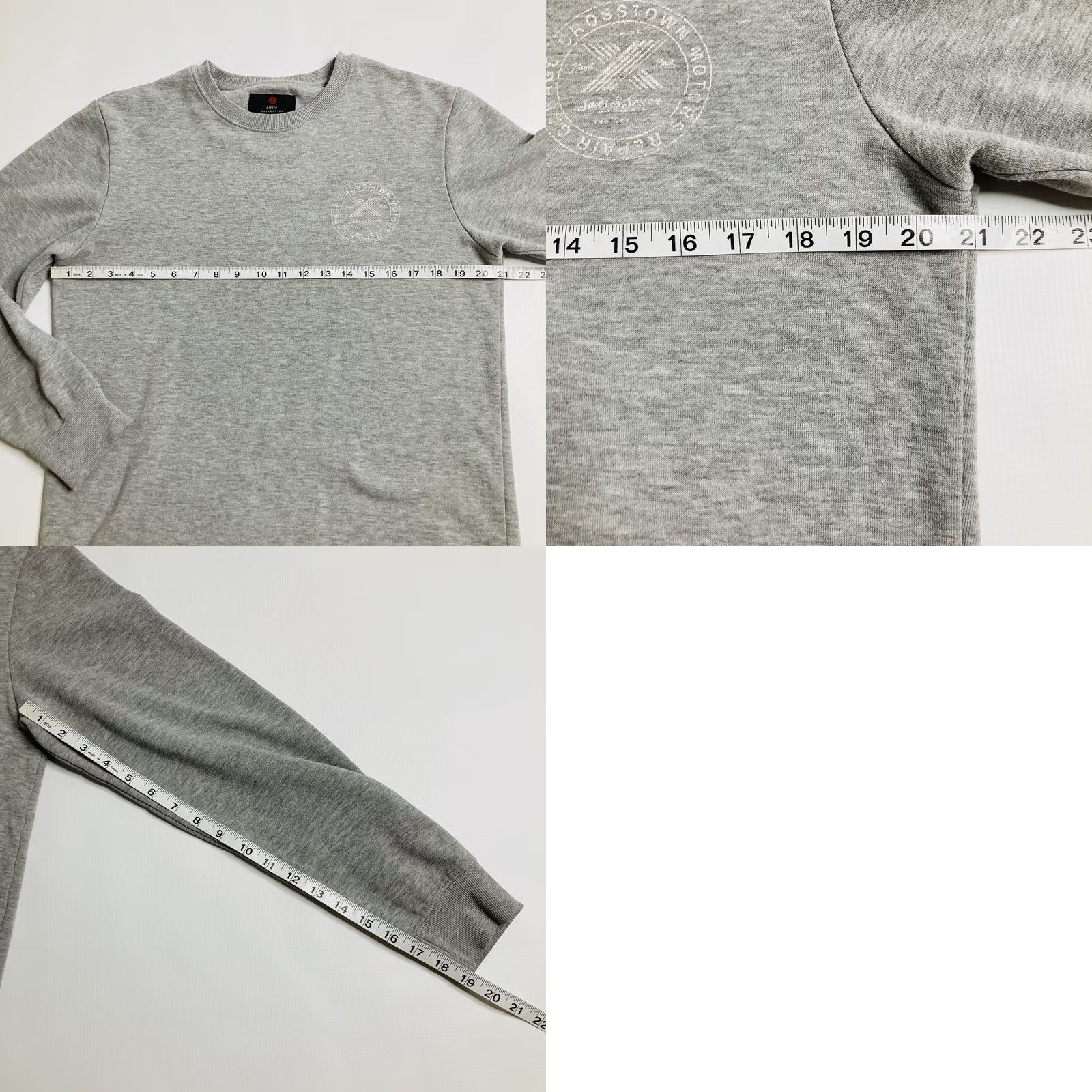 Cotton On COTTON ON Fleece Collection Crewneck Sweatshirt Gray Crosstown Motors Mens M Size US M / EU 48-50 / 2 - 8 Thumbnail