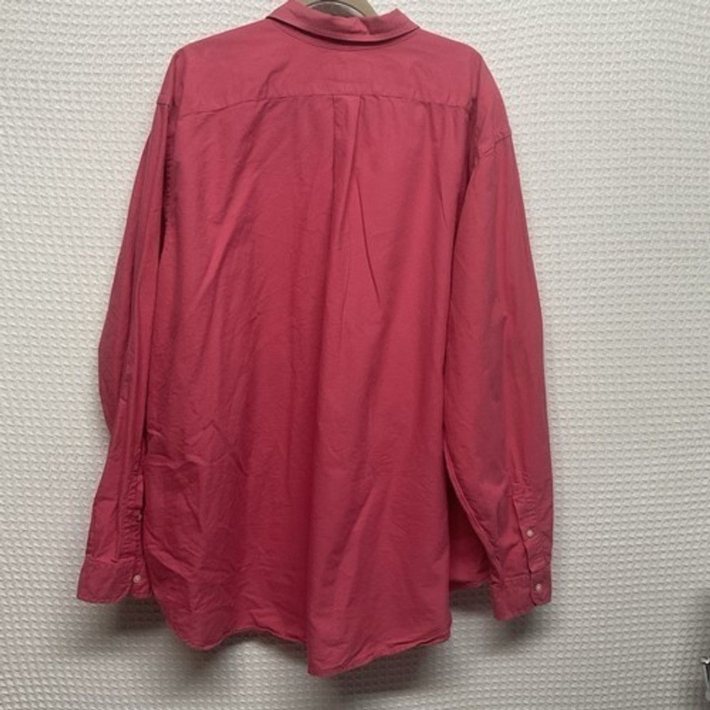 Ralph Lauren Ralph Lauren Red Cotton Long Sleeve Button Up Shirt Men 3XB Size US XL / EU 56 / 4 - 8 Thumbnail