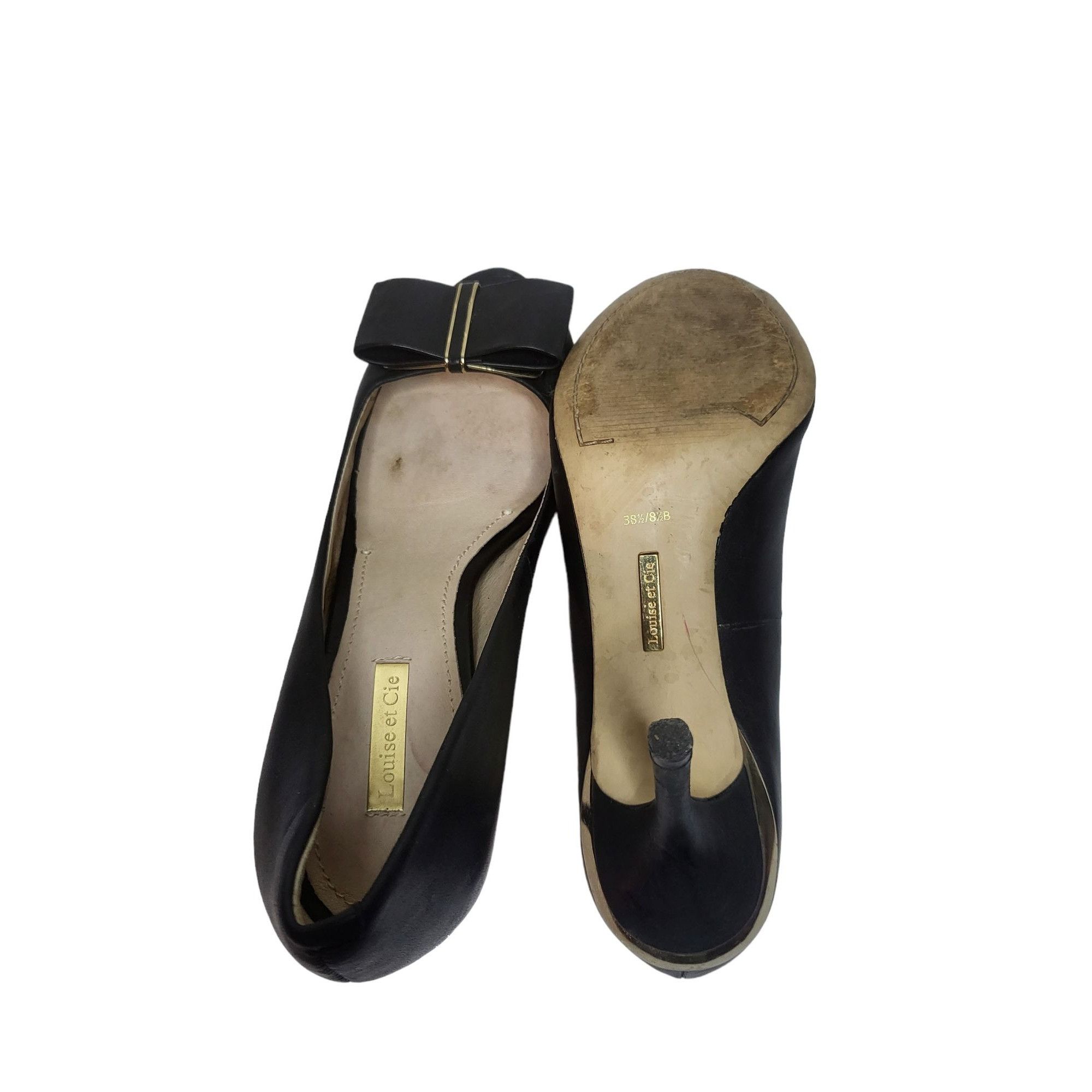Other Louise Et Cie Stiletto Heels Women Sz 38.5 EU 8.5B Bowtie Pe Size US 8.5 / IT 38.5 - 4 Thumbnail