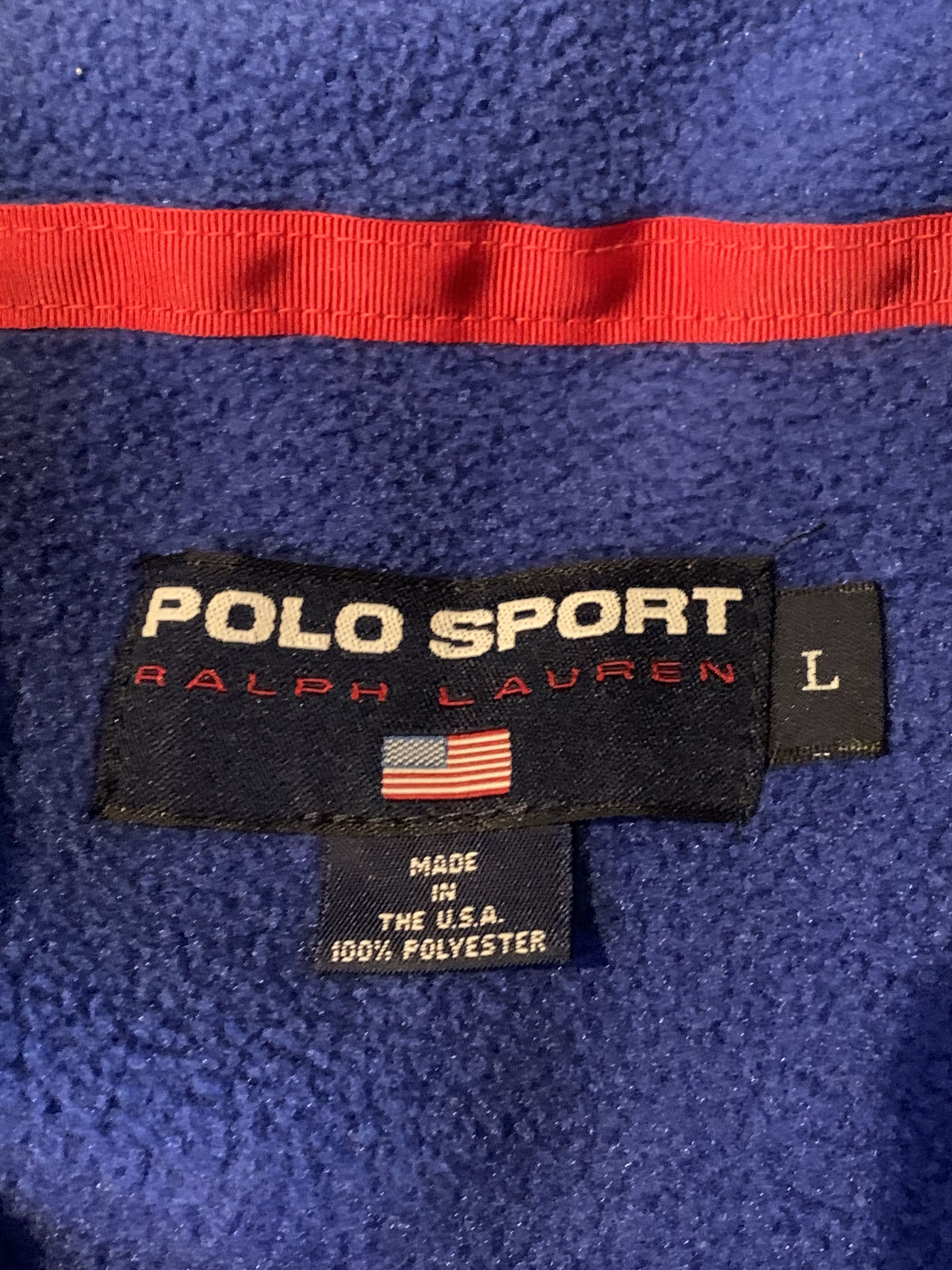 Polo Ralph Lauren *RARE* Vintage 90’s Polo Sport Ralph Lauren 3M Fleece Jacket Size US L / EU 52-54 / 3 - 10 Thumbnail
