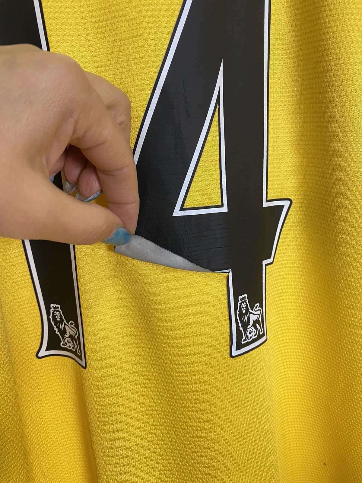 Vintage Arsenal 2013 2014 Away Jersey Shirt Nike #14 Walcott Yellow Size US M / EU 48-50 / 2 - 16 Thumbnail