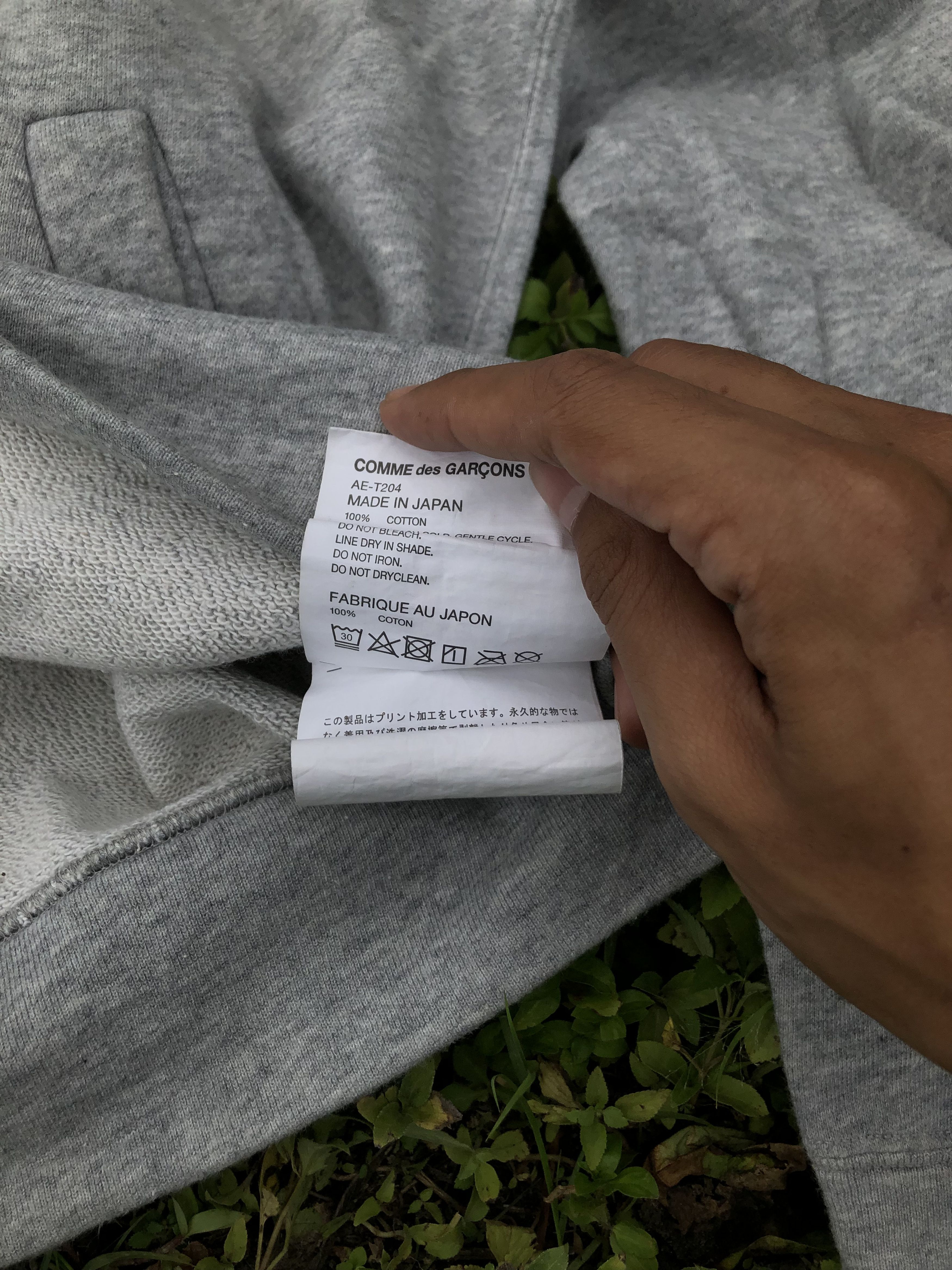 Comme des Garcons Play come des garcons x The north face hoodie gray 20AW Size US L / EU 52-54 / 3 - 5 Thumbnail