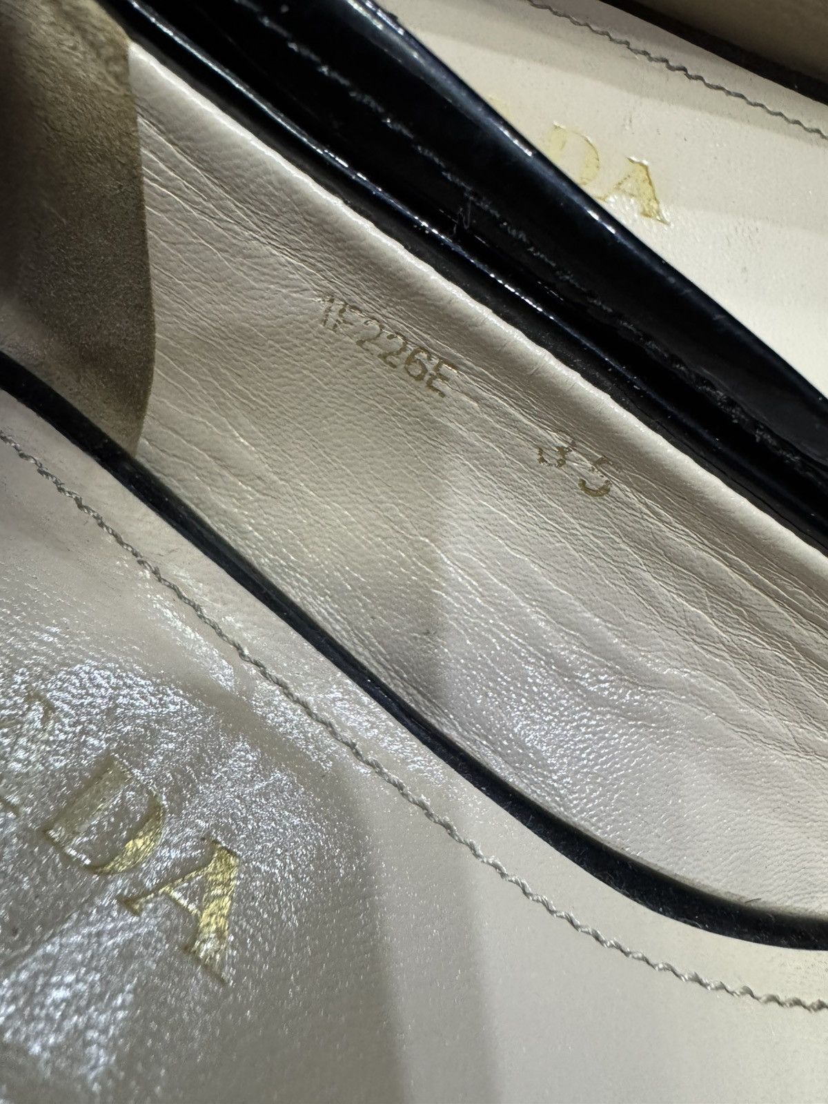 Prada PRADA BLACK PATTERN BOW BALLERINAS SIZE 35 Size US 5 / IT 35 - 5 Thumbnail