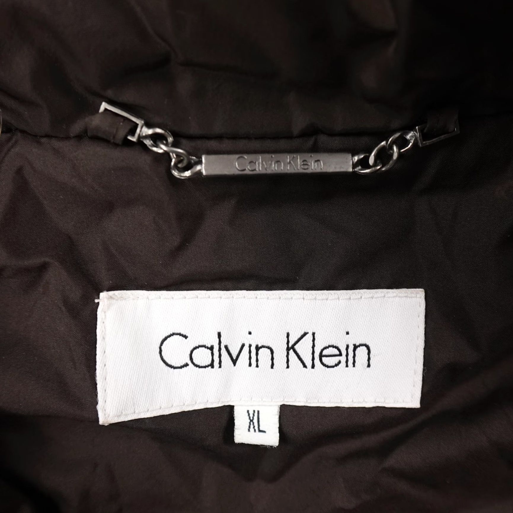 Calvin Klein Calvin Klein Coat Womens XL Brown Hooded Parka Insulated Fur Trim Zipper Mid-Length Size XL / US 12-14 / IT 48-50 - 6 Thumbnail