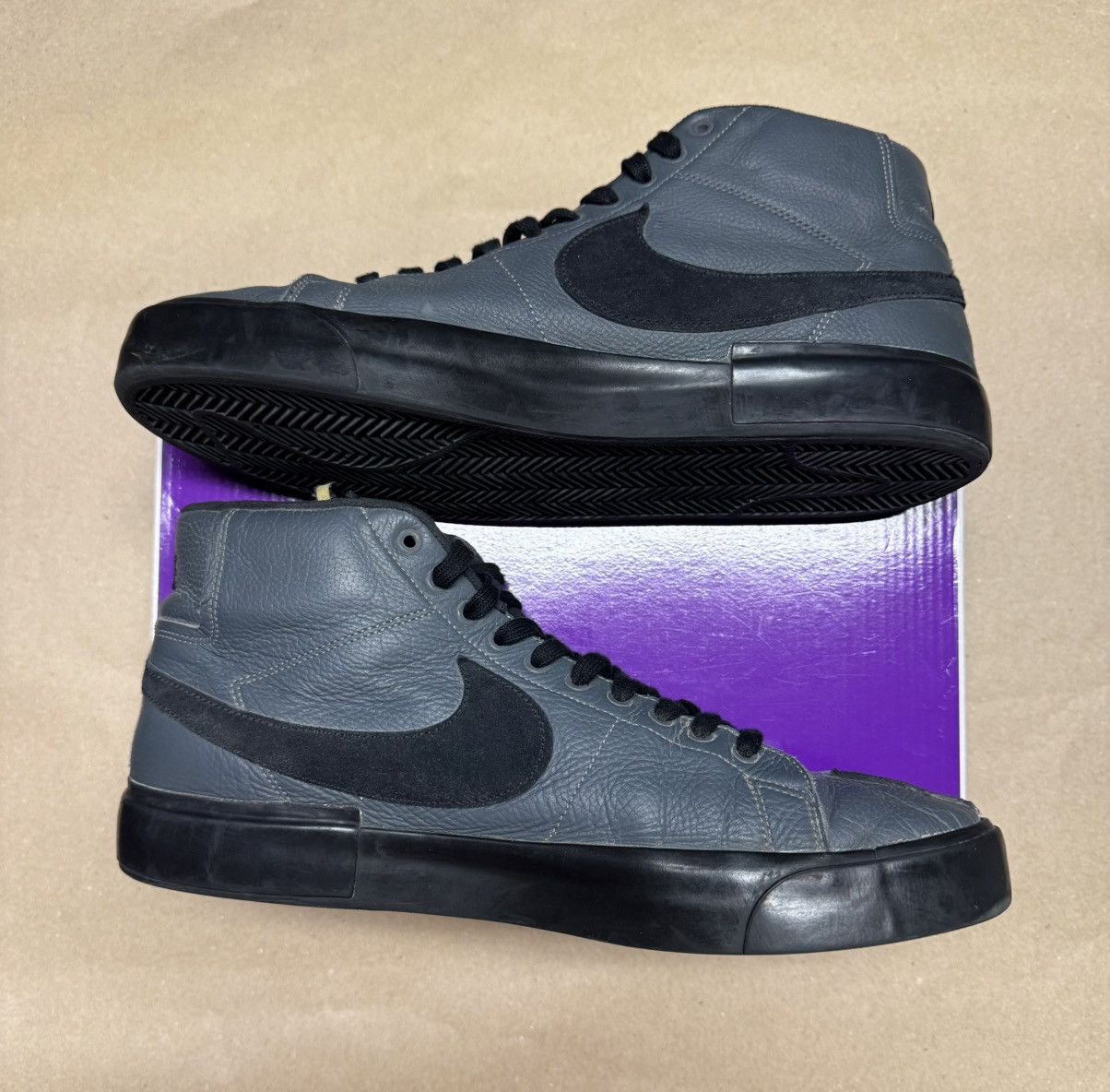 Nike Nike SB Zoom Blazer Mid Edge L Iron Grey men’s size 14 shoes Size US 14 / EU 47 - 2 Thumbnail