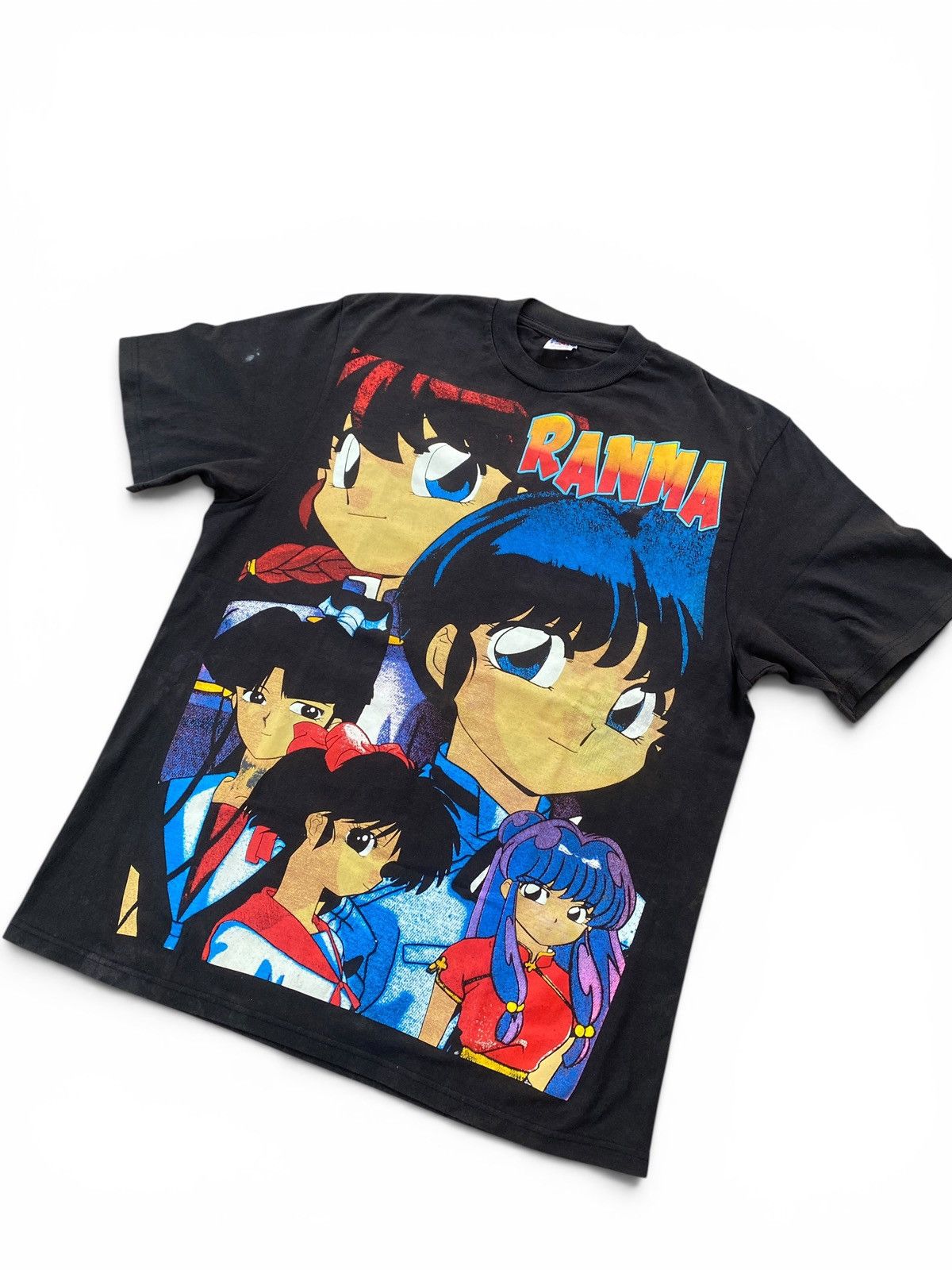 Japanese Brand Rare Mexican Style Ranma 1/2 Anime Double Sided Manga Shirt Size US XL / EU 56 / 4 - 7 Thumbnail