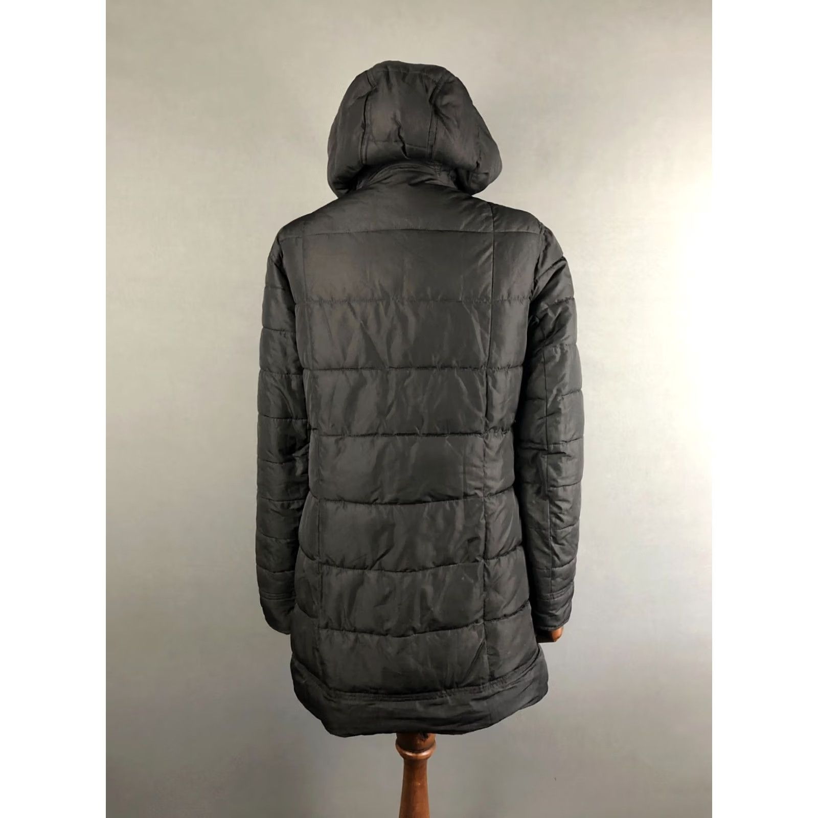 Barbour Barbour Carlin Quilt Jacket Size 8 Black Polyester Hooded Reversible Women's Size M / US 6-8 / IT 42-44 - 3 Thumbnail