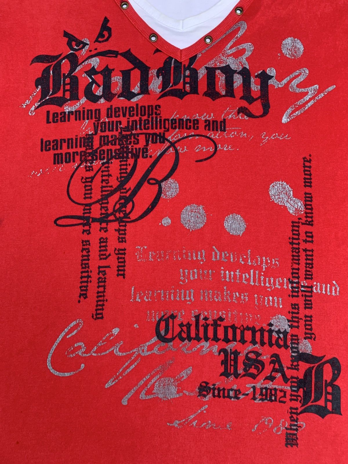 Hysteric Glamour × Japanese Brand y2k Badboy USA Trash Poem Grunge Graphic Top Size US M / EU 48-50 / 2 - 3 Thumbnail