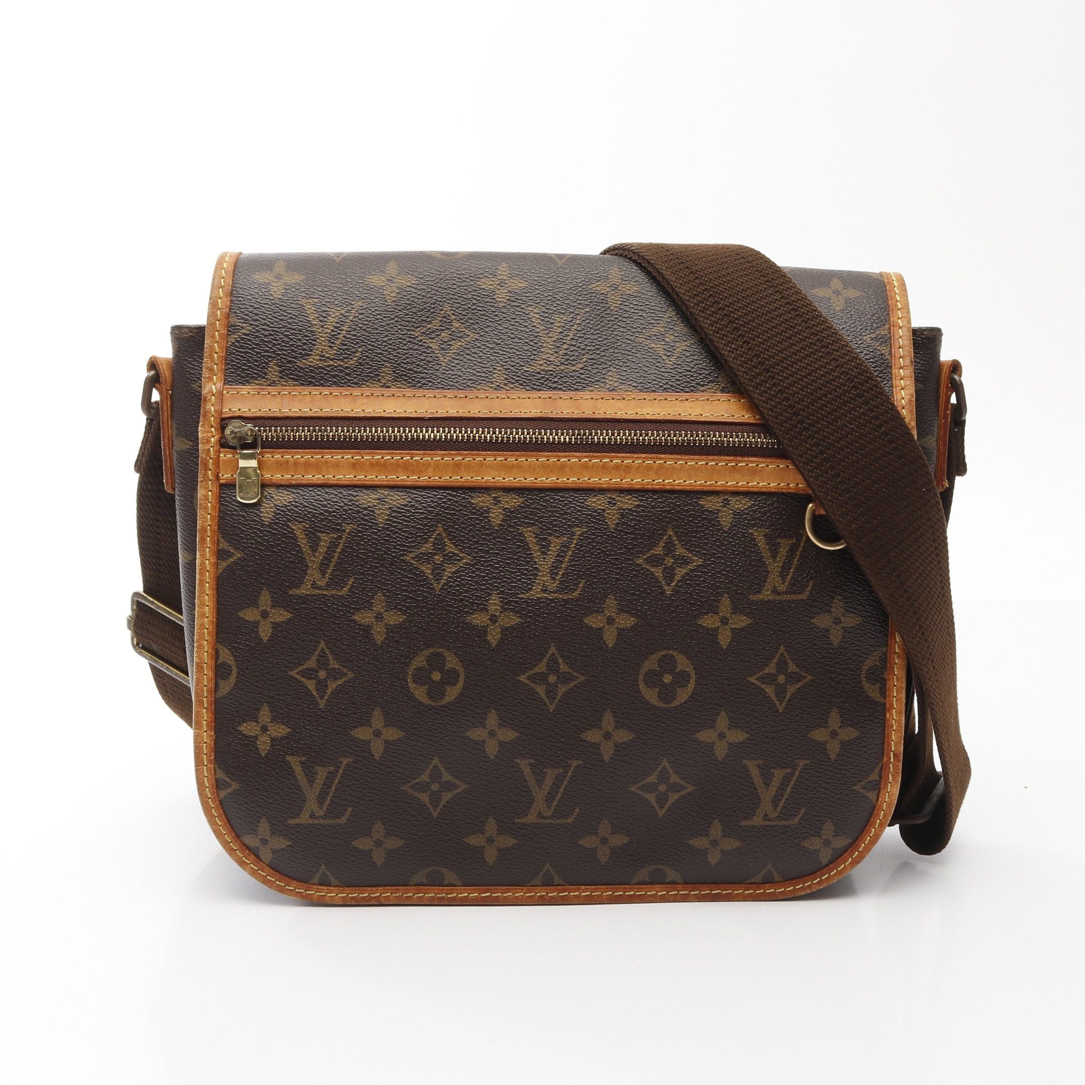 Louis Vuitton Louis Vuitton Messenger Pm Bosforo Monogram Shoulder Bag Leather Brown Size ONE SIZE - 1 Thumbnail