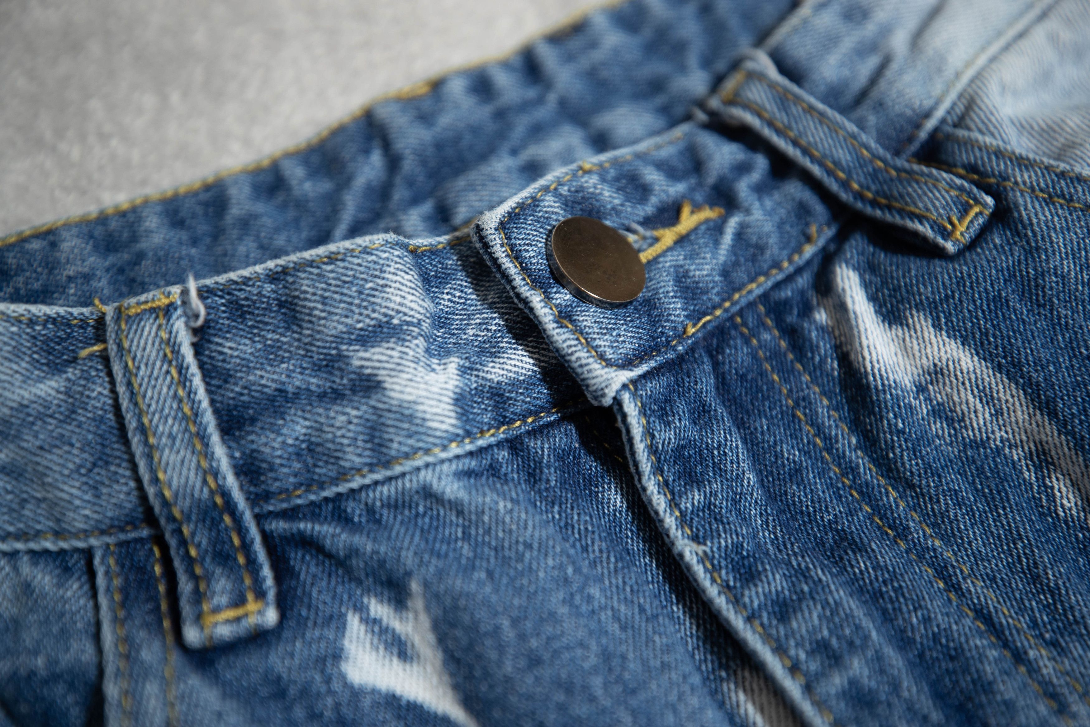Other Ripped Bleached Straight Jeans (32) Size US 32 / EU 48 - 14 Thumbnail