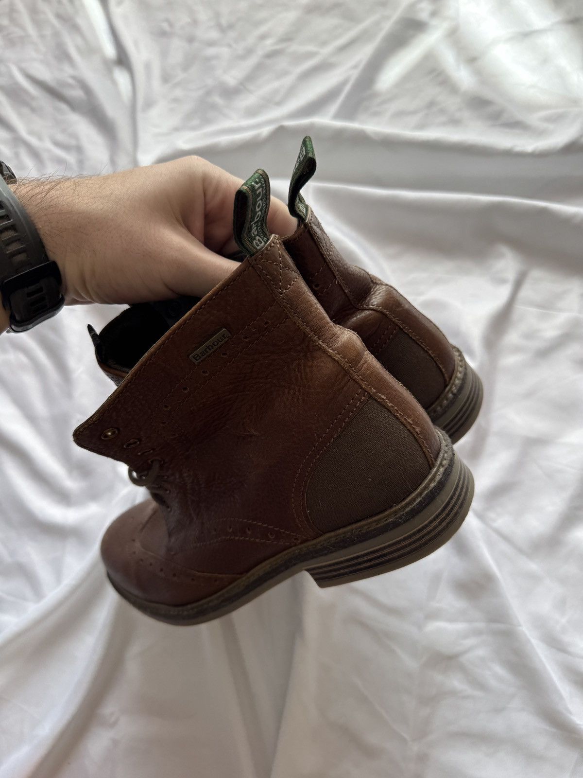 Barbour Barbour Belsay Brogue Ankle Boots Size US 11 / EU 44 - 9 Thumbnail