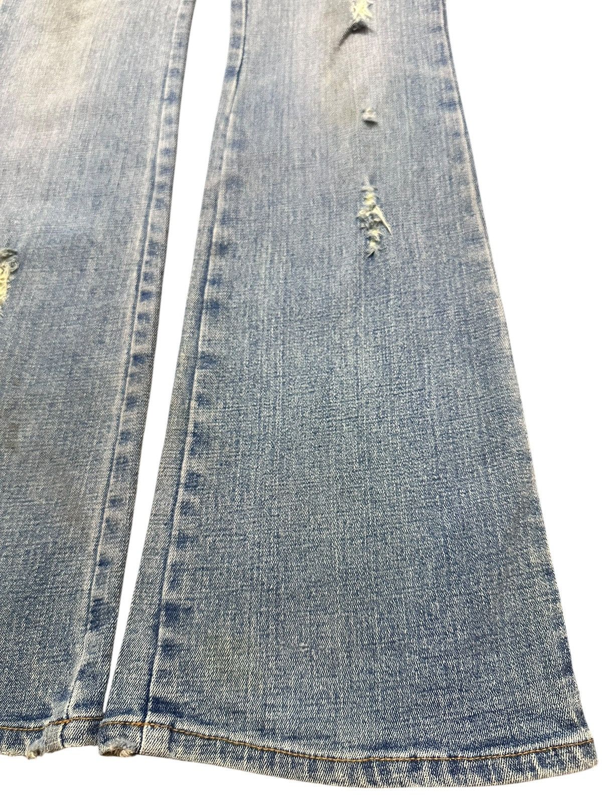 Japanese Brand Vintage Distressed Jeans With Bootcut Wideleg Style Faded Size US 28 / EU 44 - 8 Thumbnail