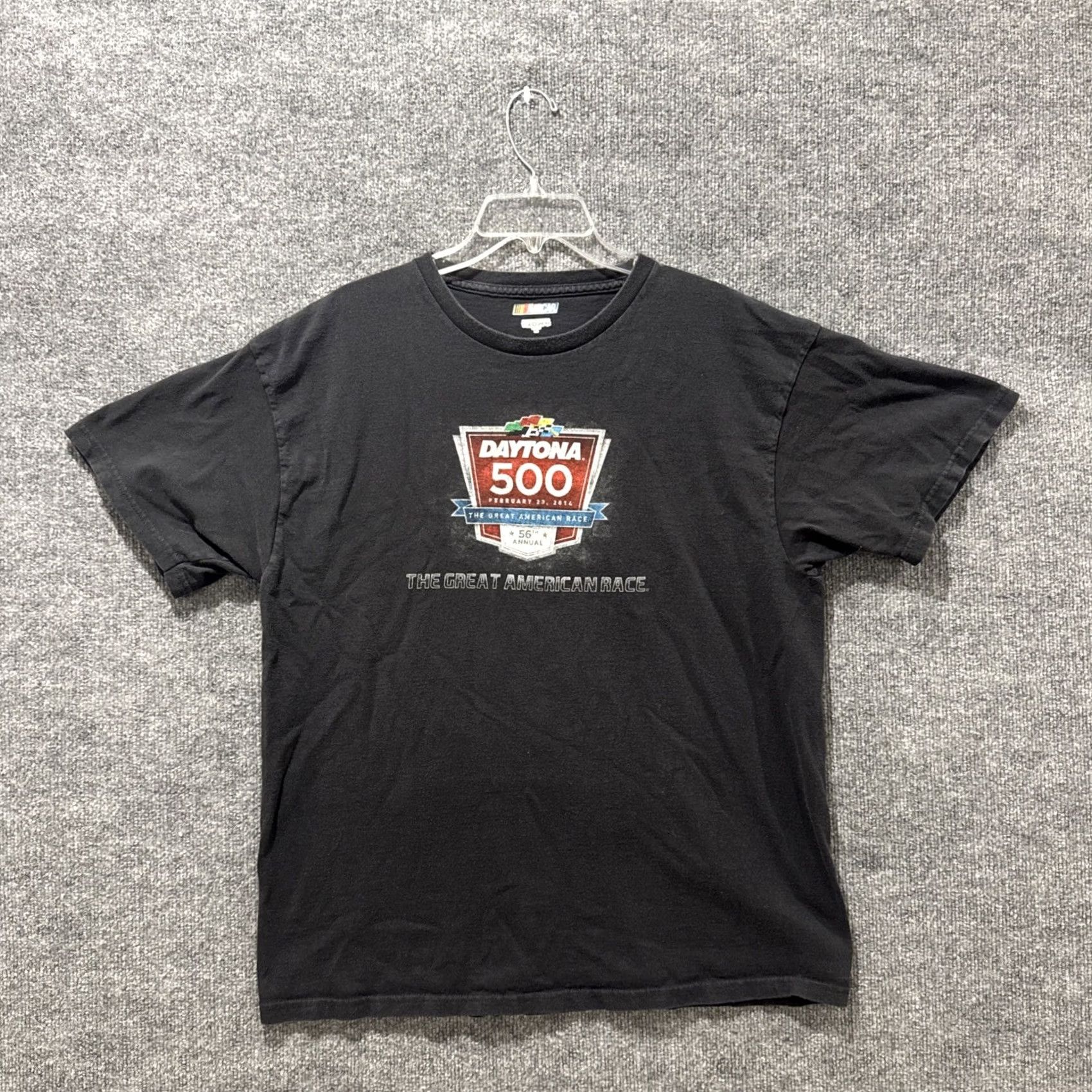 NASCAR NASCAR Daytona 500 T-Shirt Mens Size XL Black Graphic The Greatest American Race Size US XL / EU 56 / 4 - 5 Thumbnail