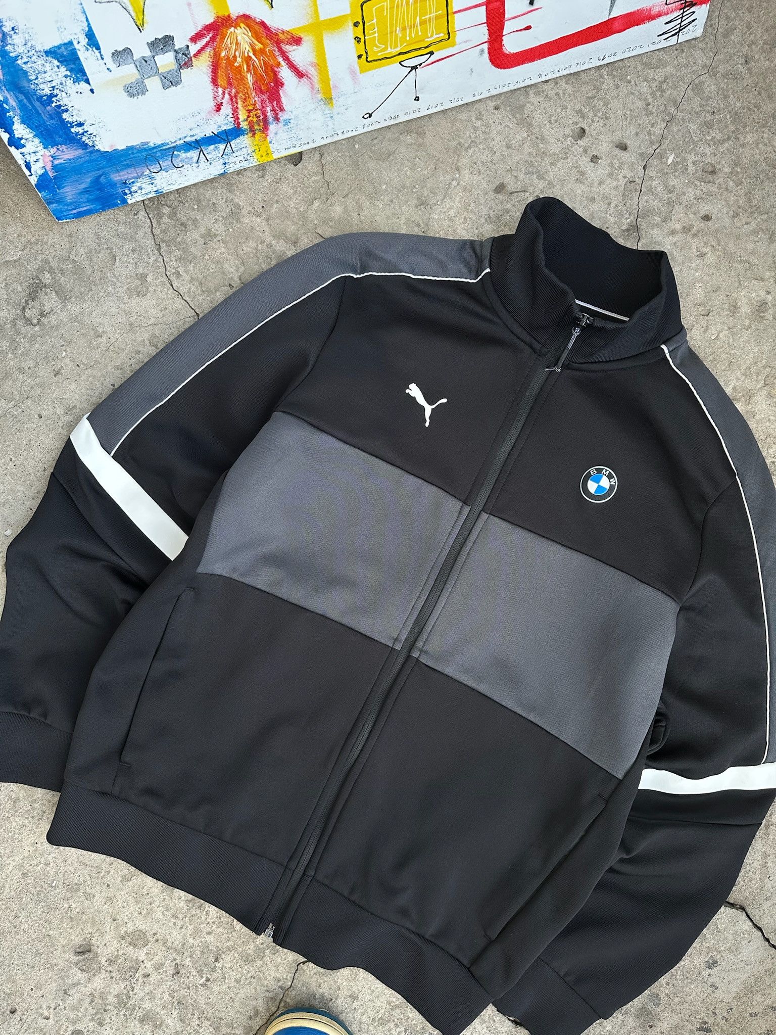 BMW Mens Vintage Puma BMW motorsport Jacket nylon racing y2k Size US S / EU 44-46 / 1 - 5 Thumbnail
