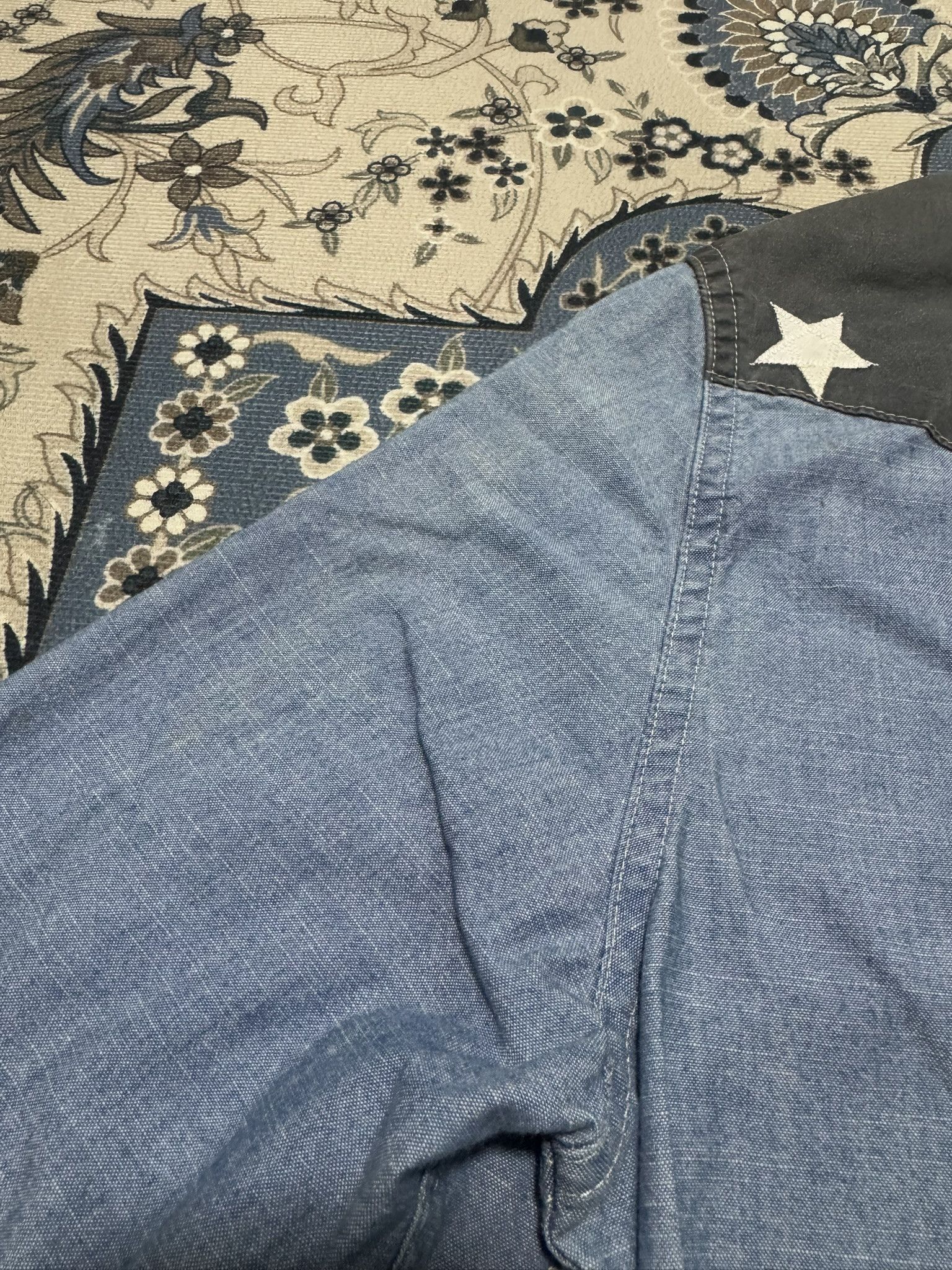 Denim & Supply Ralph Lauren × Polo Ralph Lauren × RRL Ralph Lauren Denim And Supply Ralph Lauren America Patchwork Shirt Size US S / EU 44-46 / 1 - 10 Thumbnail