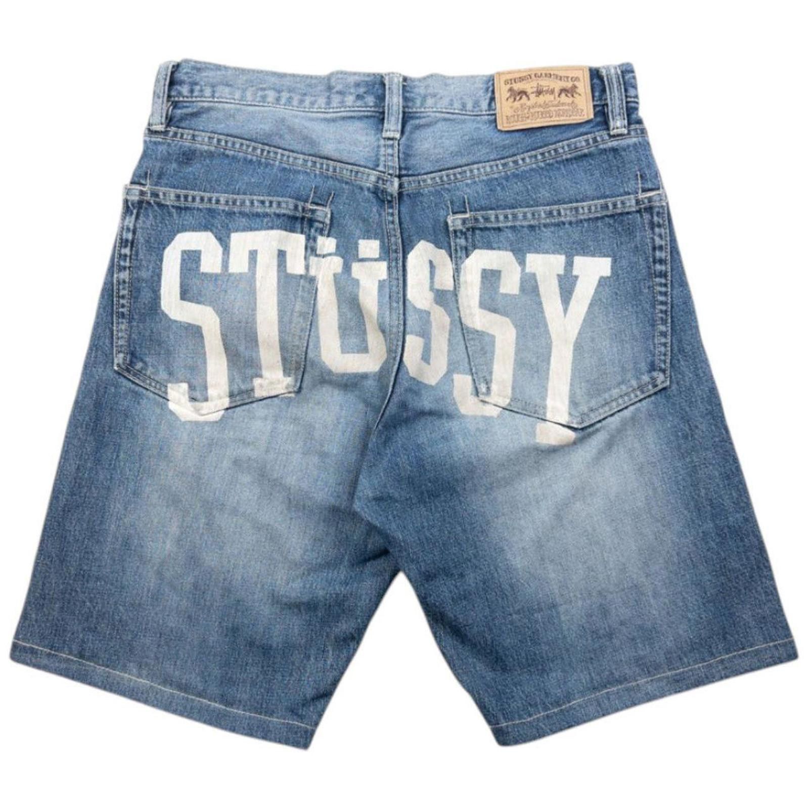 Stussy Vintage Stussy Denim Shorts Size W31 Size US 31 - 1 Thumbnail