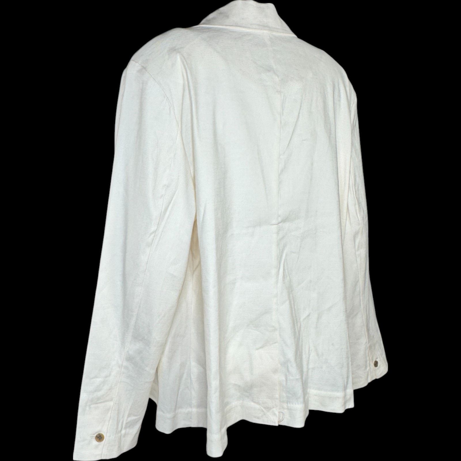 Other Studio Park x Leah Williams Linen Blazer Ivory XL NWOT Size XL / US 12-14 / IT 48-50 - 11 Thumbnail