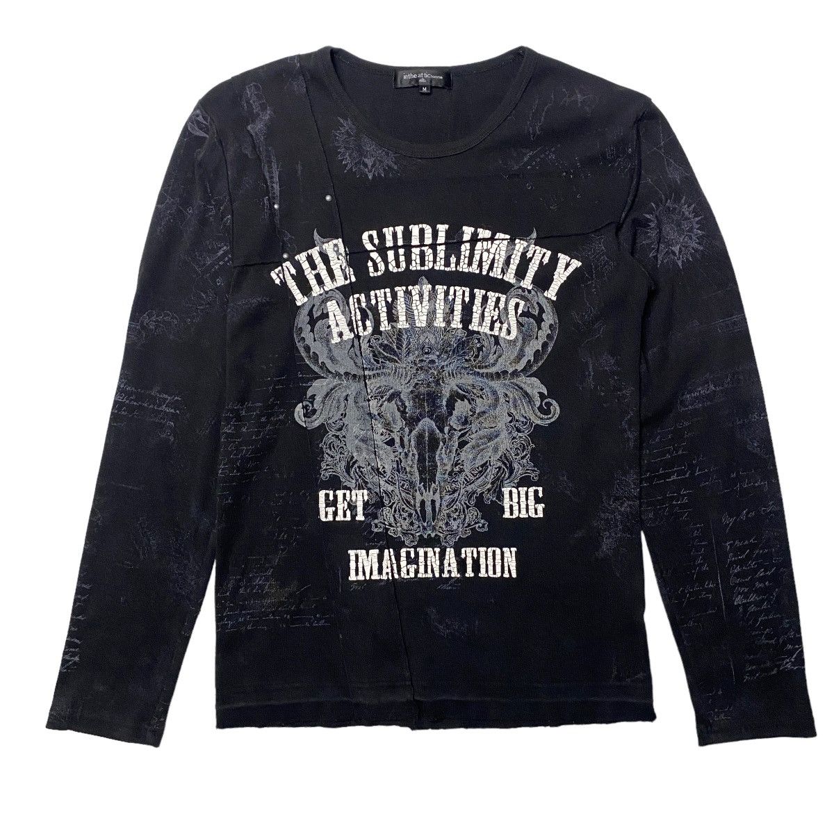 If Six Was Nine 2000's In The Attic Sick Tribal Poem Longsleeve Size US S / EU 44-46 / 1 - 1 Thumbnail