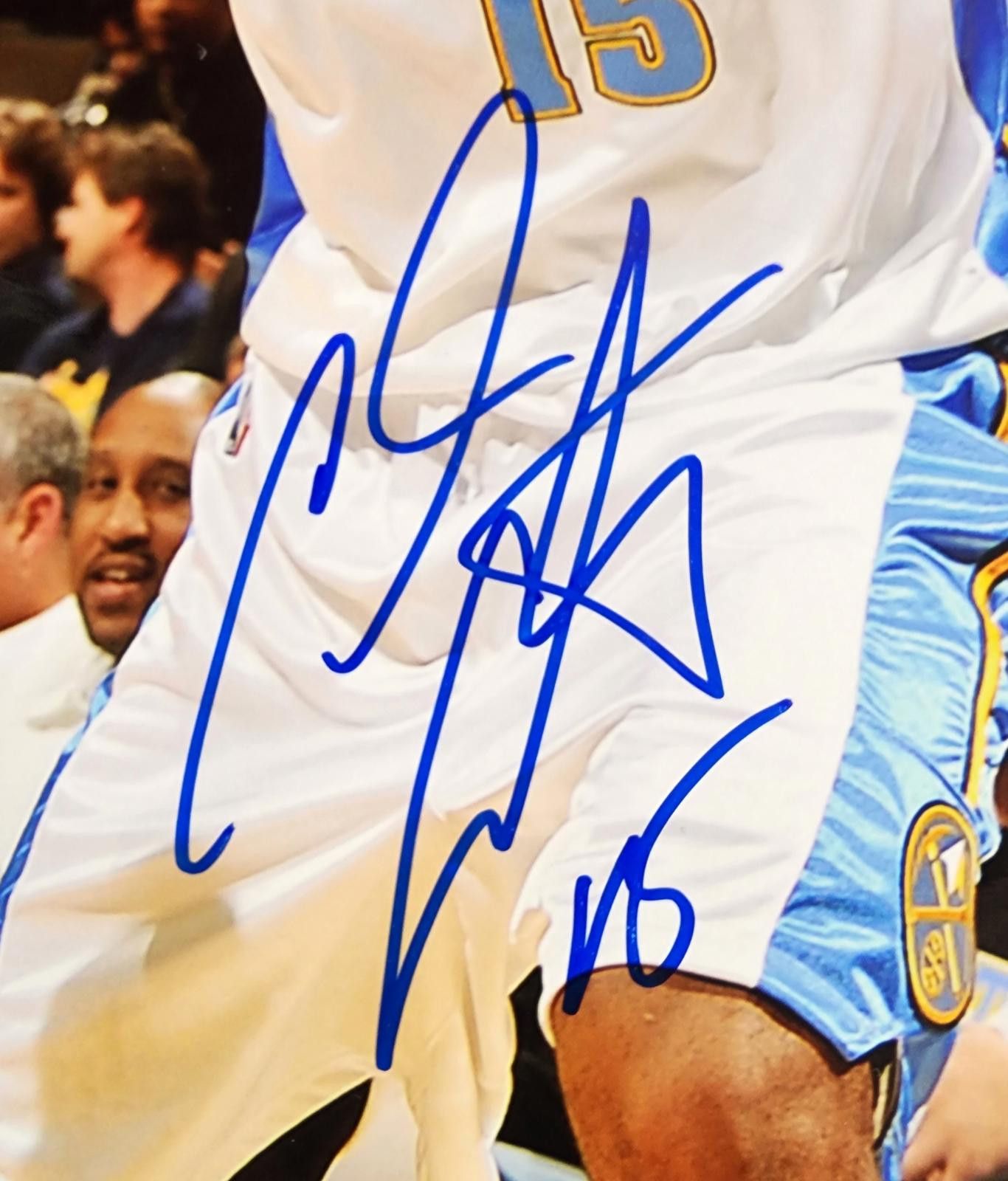 NBA Carmelo Anthony Signed Autographed 8x10 Photo Denver Nuggets Size ONE SIZE - 2 Thumbnail