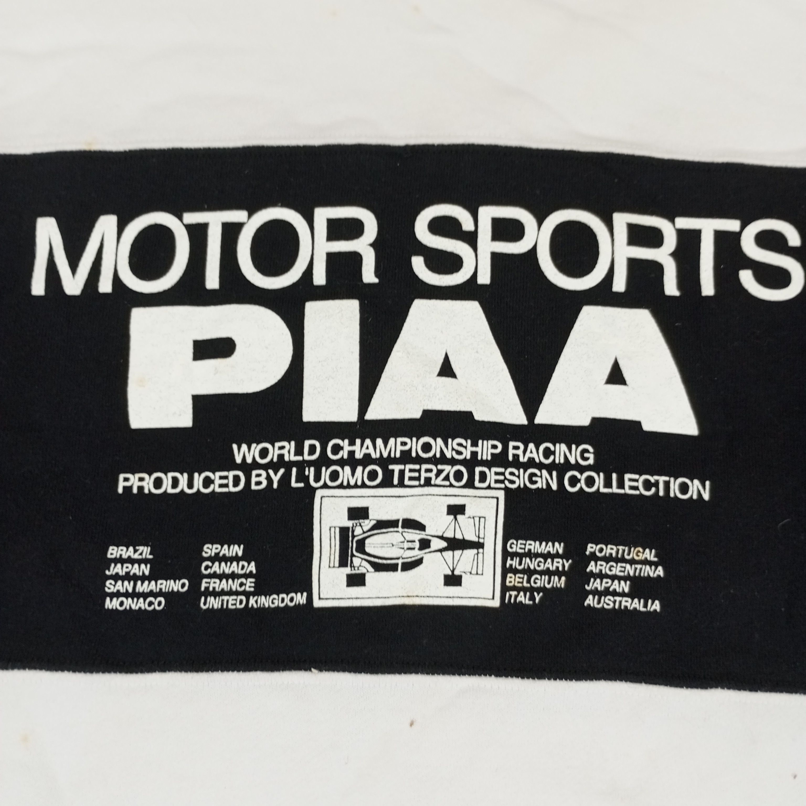 Vintage PIAA Motorsports World Championship Racing Sweatshirt Size US M / EU 48-50 / 2 - 2 Thumbnail