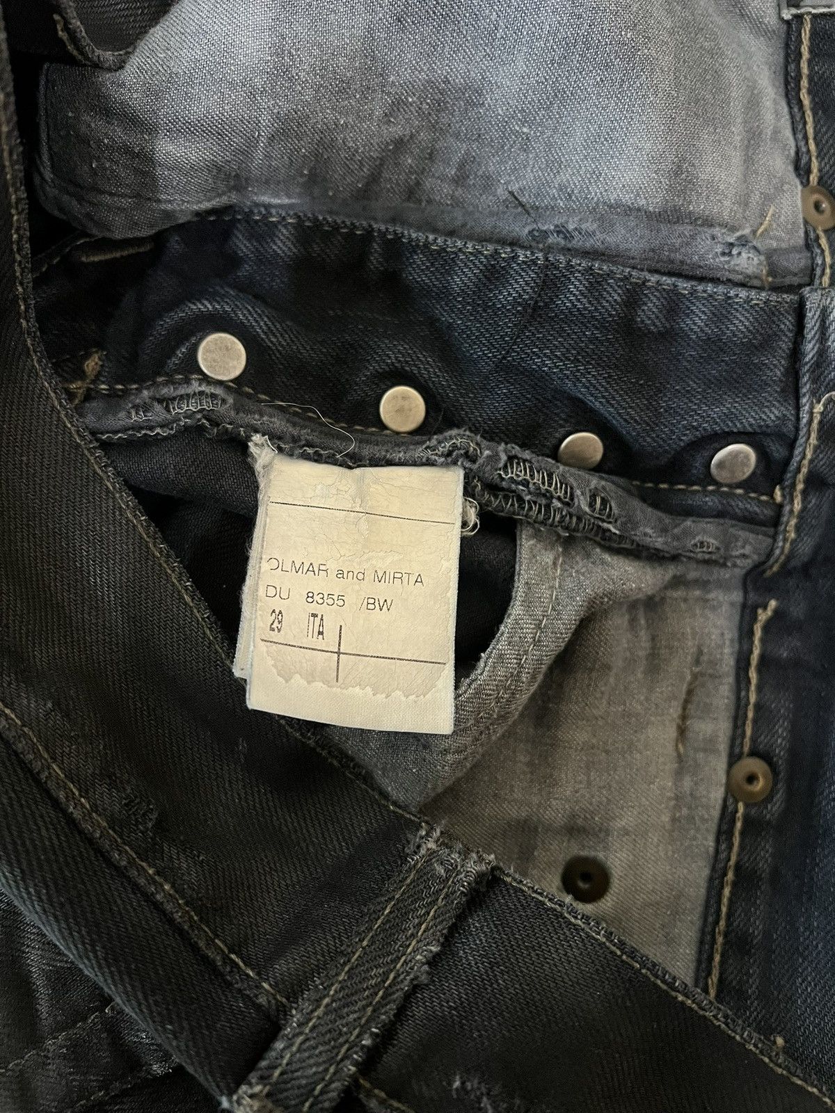 Rick Owens Rick owens olmar&mirta waxed detroit jeans Size US 30 / EU 46 - 8 Thumbnail