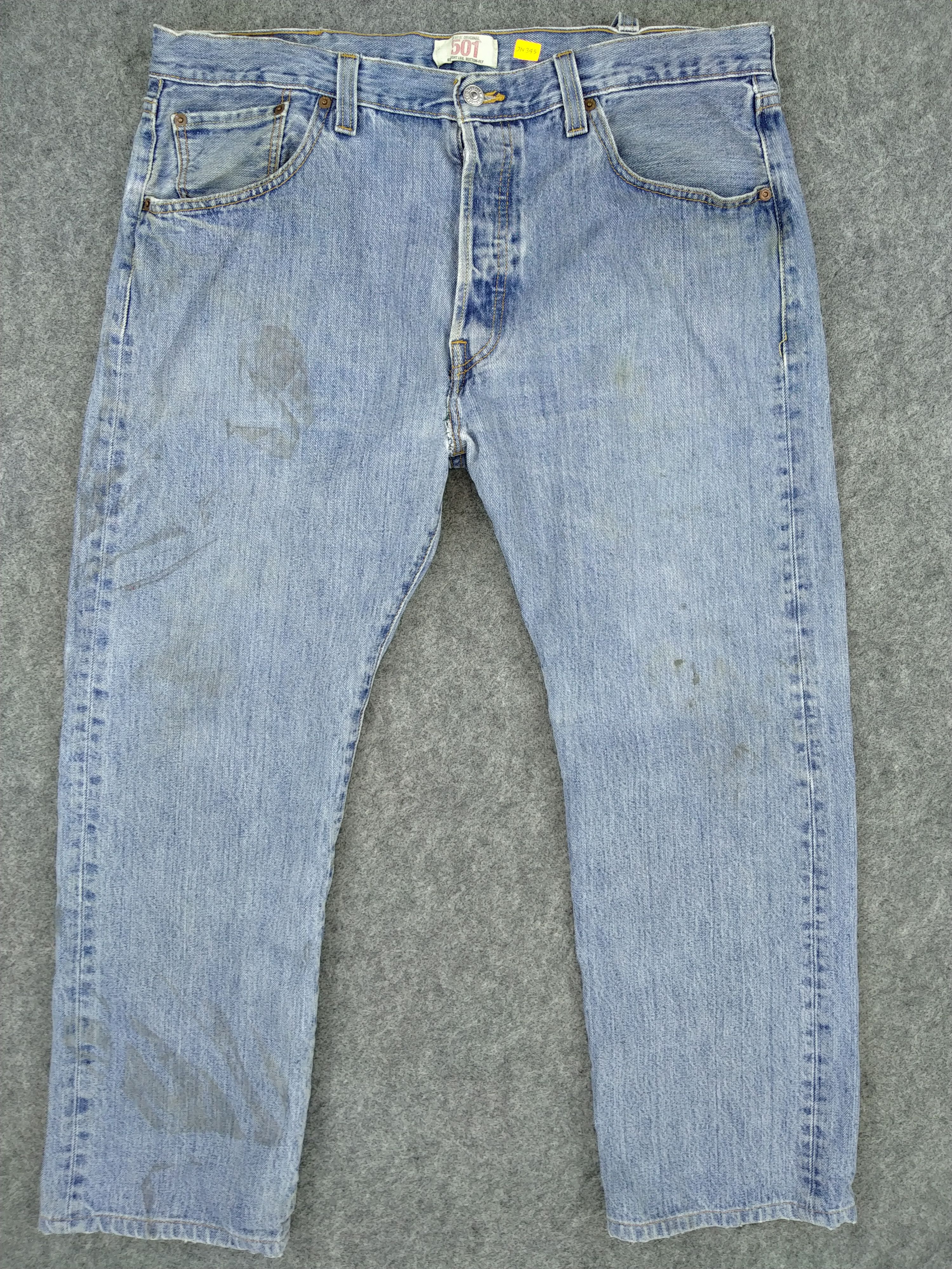 Levi's Straight Leg Vintage Levi's 501 37x27.5 Denim -JN345 Size US 37 - 1 Thumbnail