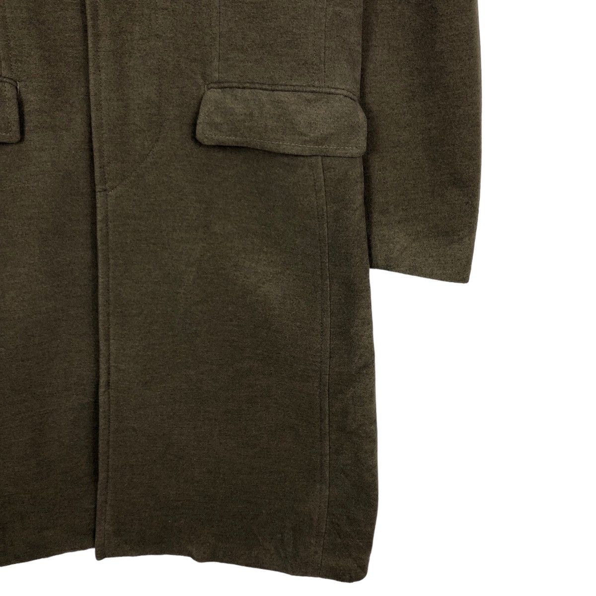 Comme Ca Ism 🔥Rich Brown - Fly Coat Herringbone Wool Jacket Issey Miyake Size US M / EU 48-50 / 2 - 5 Thumbnail