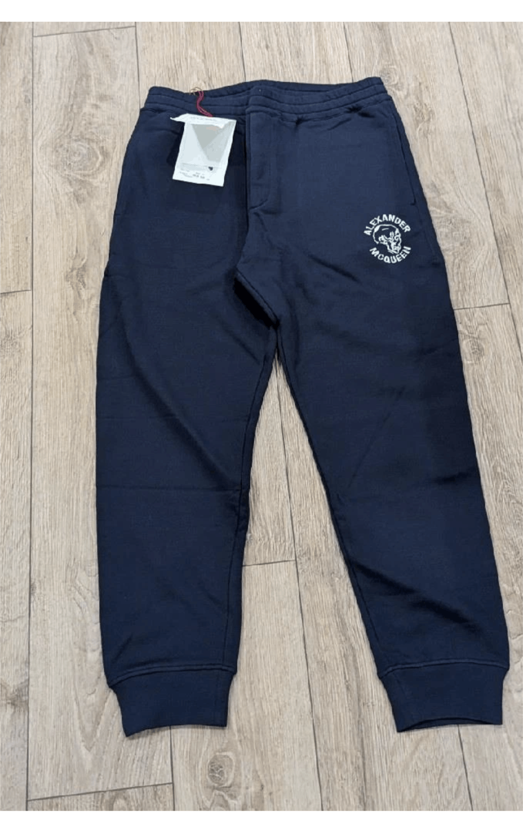 Alexander McQueen Alexander McQueen Skull Logo Jogger Pants Navy XL Size US 36 / EU 52 - 1 Thumbnail