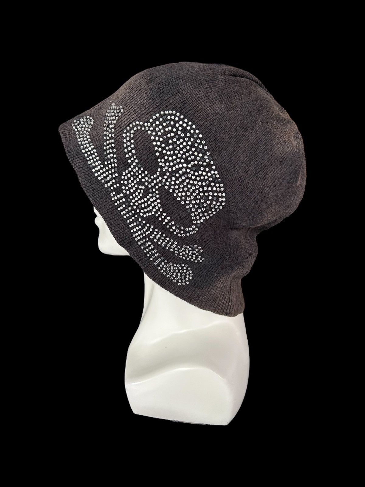 Japanese Brand × Kapital × Vintage Sunfaded Skull Punk Bondage Style big Beanie Hats ☠️☠️🎌🎌 Size ONE SIZE - 1 Thumbnail