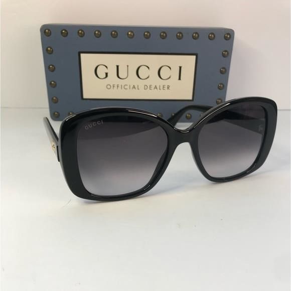 Gucci 💯 - New Authentic Gucci Grey Gradient Square Ladies Sunglas Size ONE SIZE - 7 Thumbnail